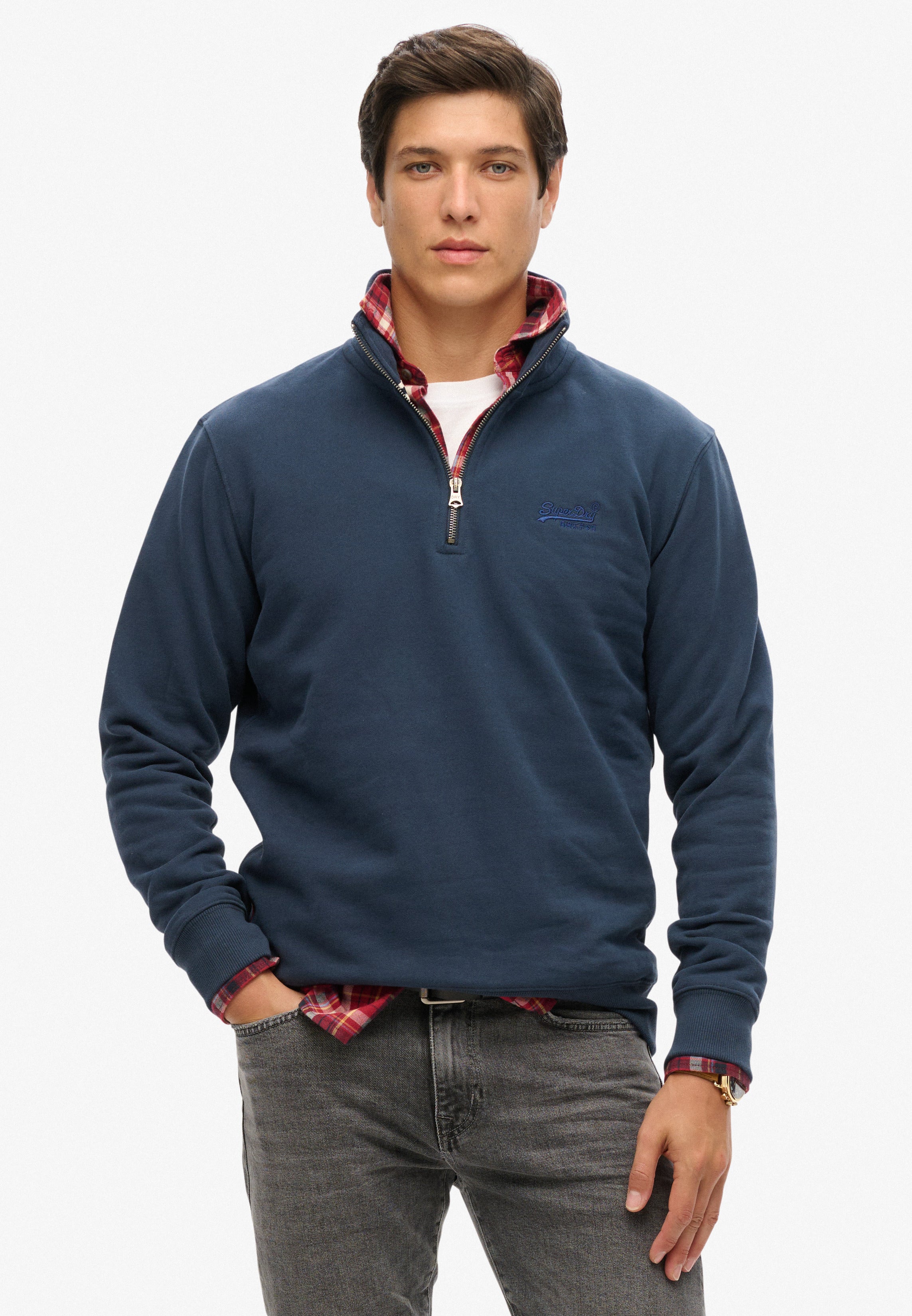 Essential Logo Half Zip Sweatshirt