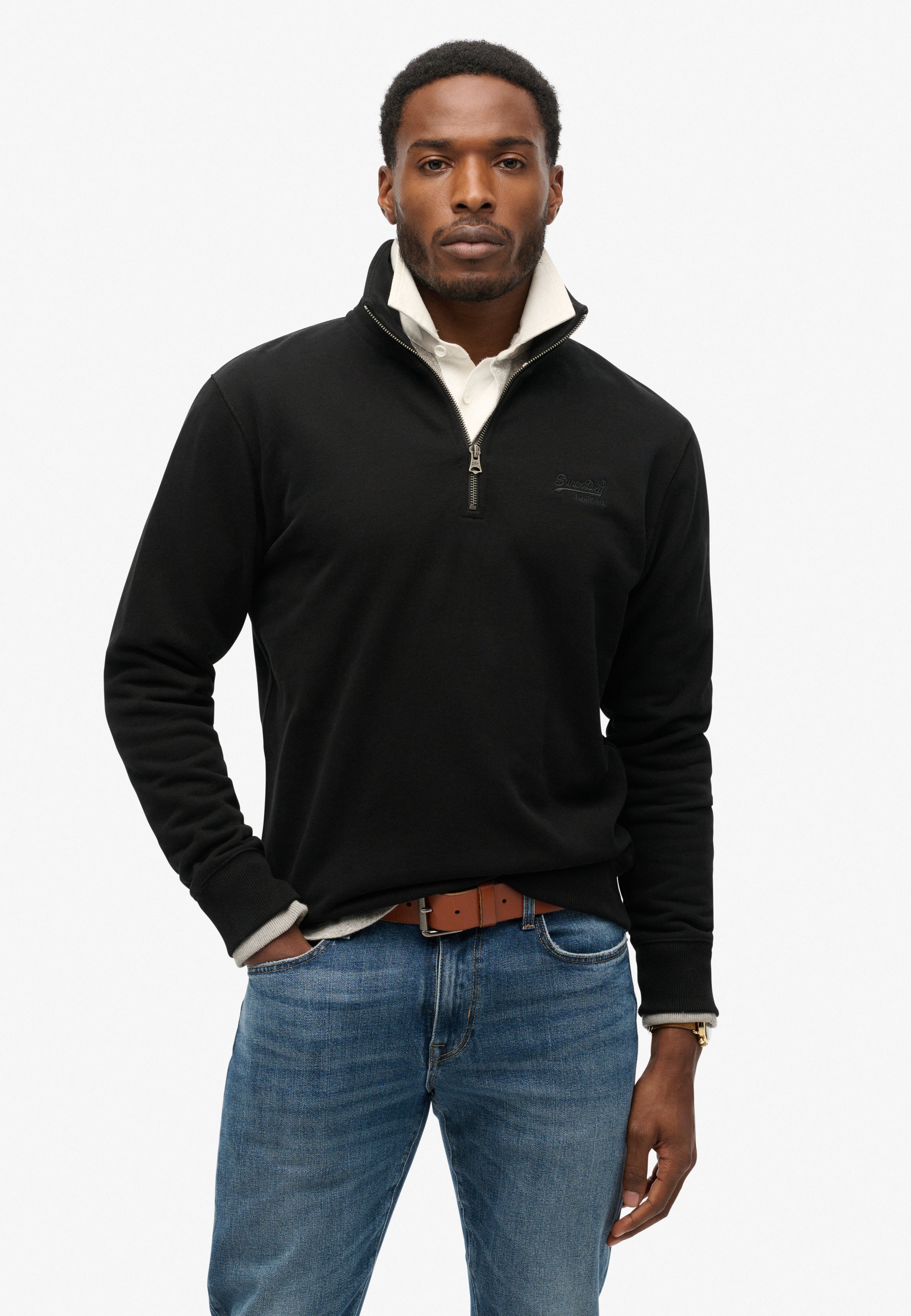 Essential Logo Half Zip Sweatshirt