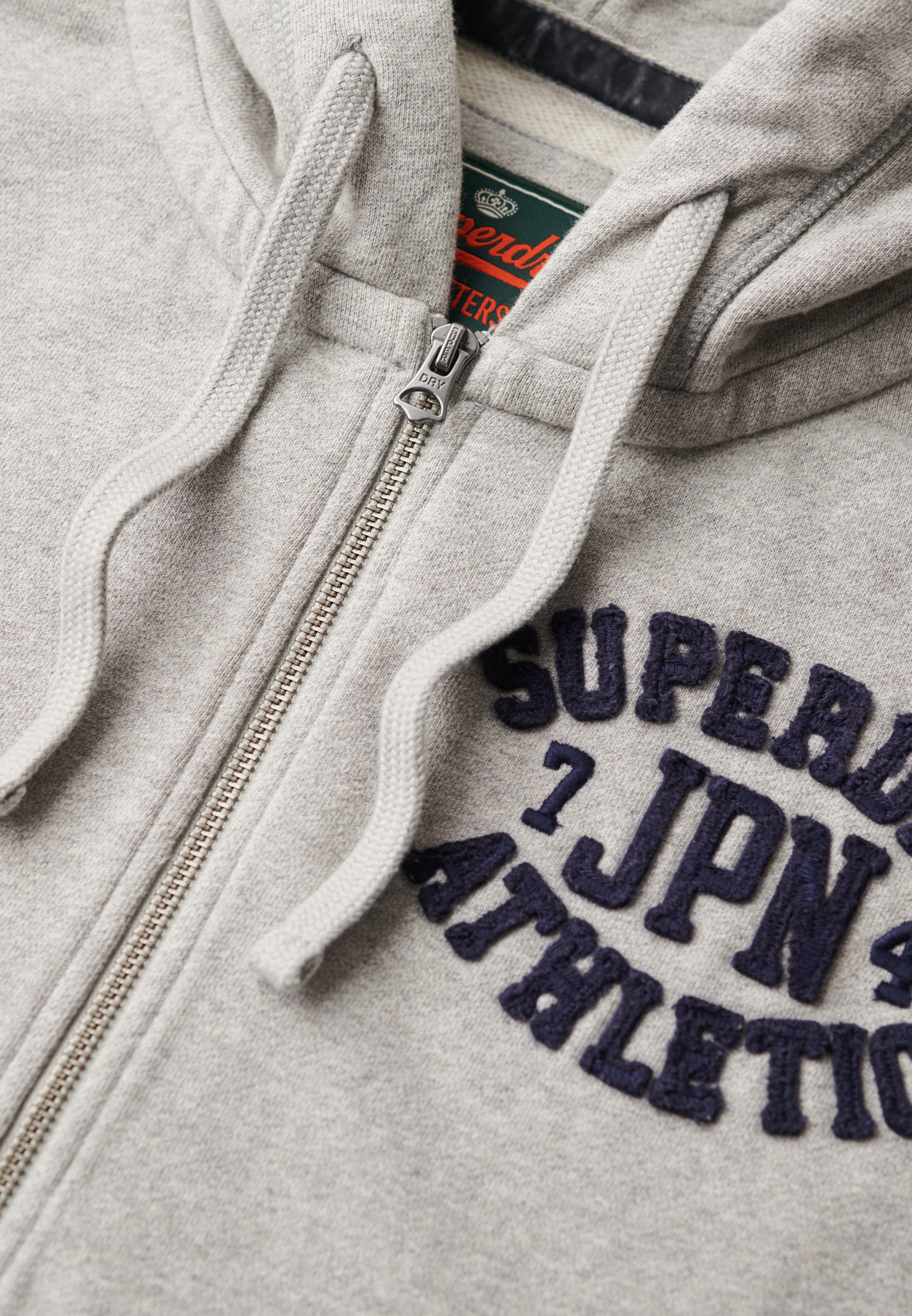 Vintage Athletic Zip Hoodie