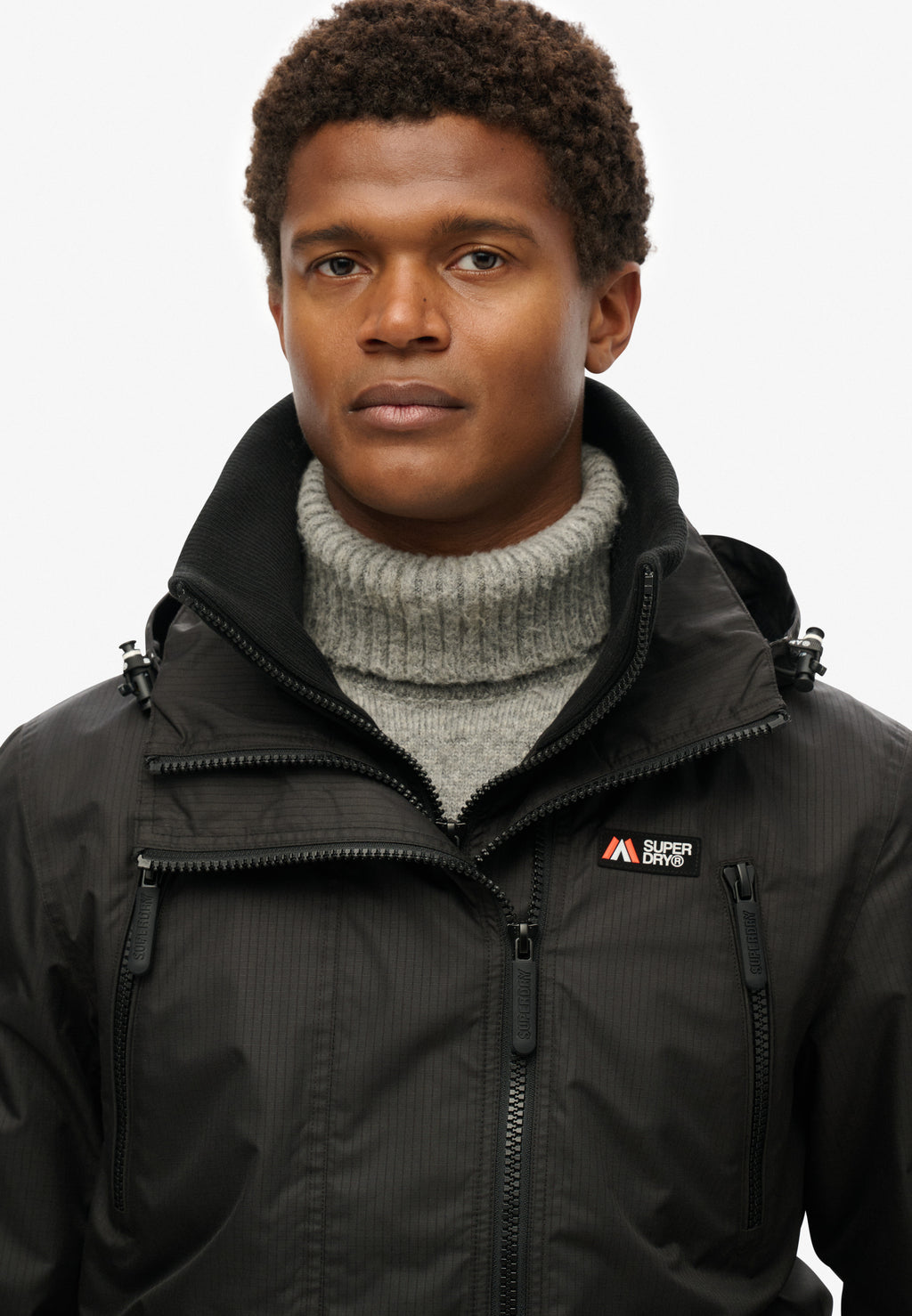 Hooded Mountain Windbreaker Jacket