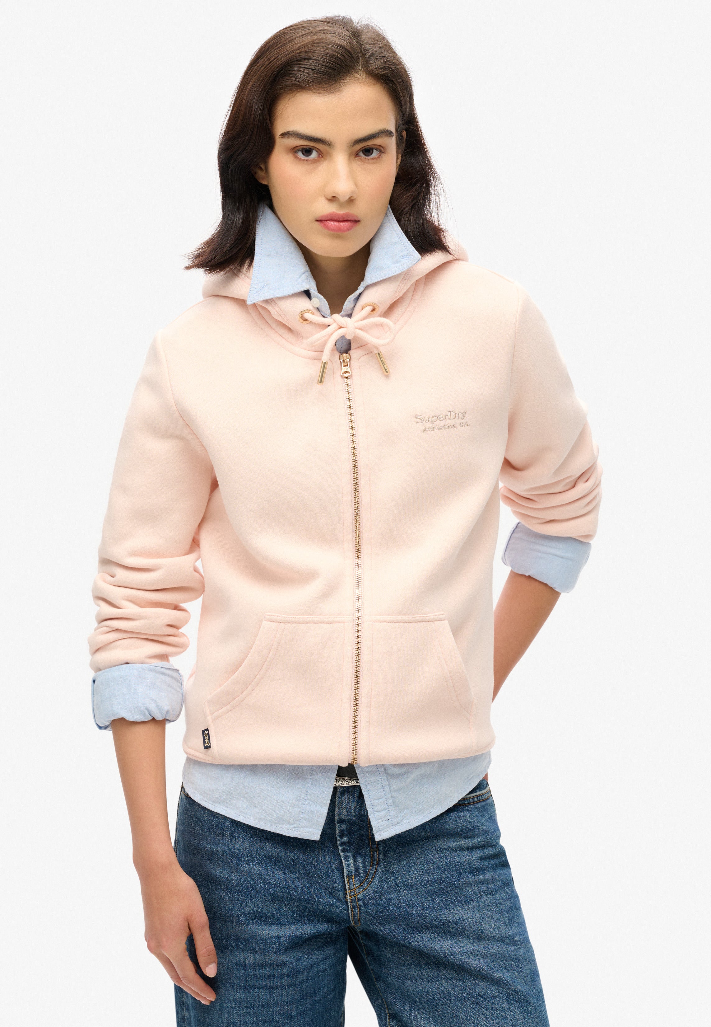 Essential Logo Zip Hoodie