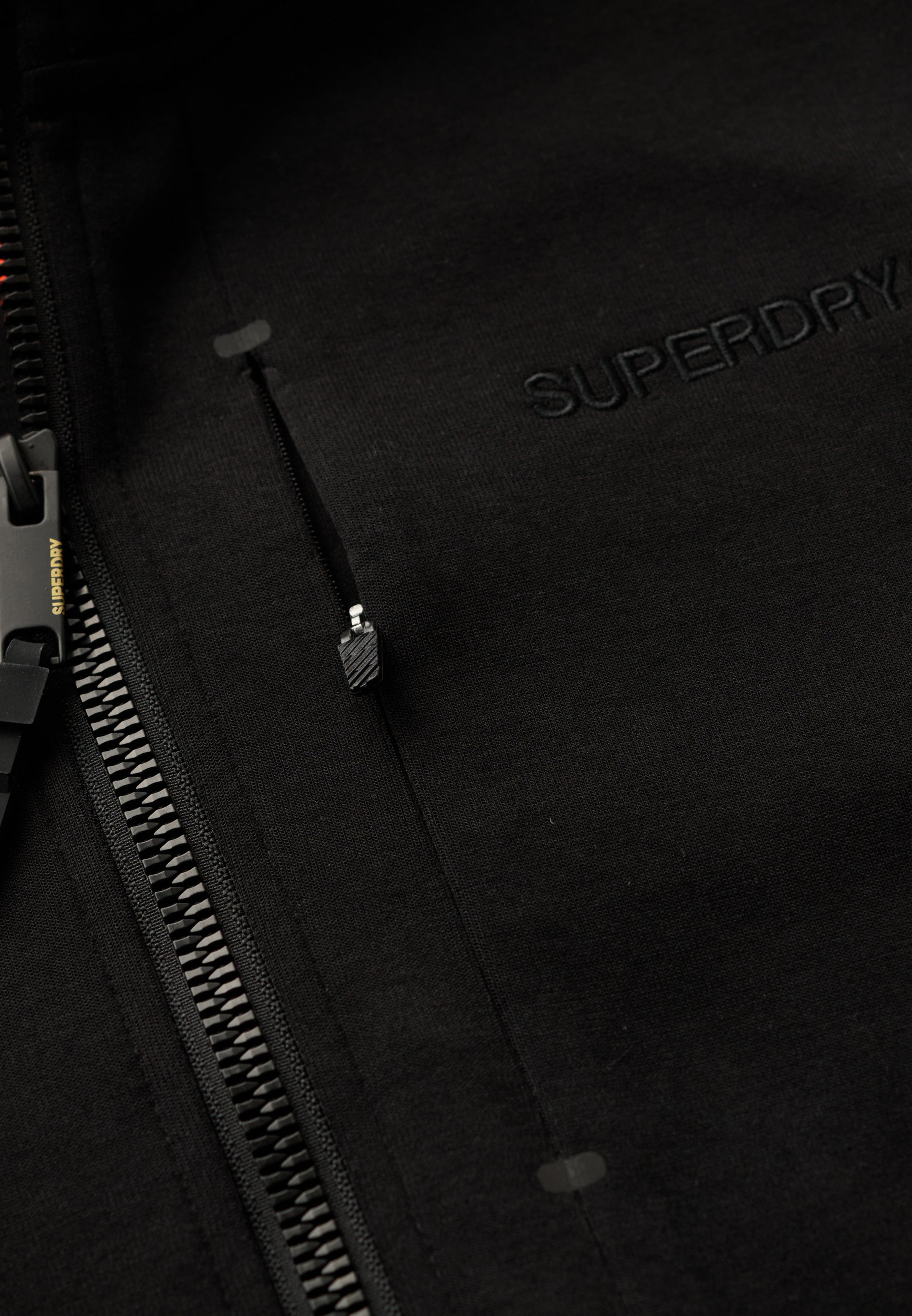 Tech Logo Loose Zip Hoodie