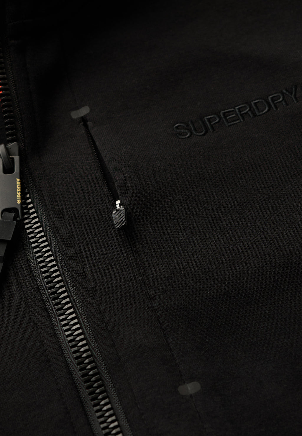 Tech Logo Loose Zip Hoodie