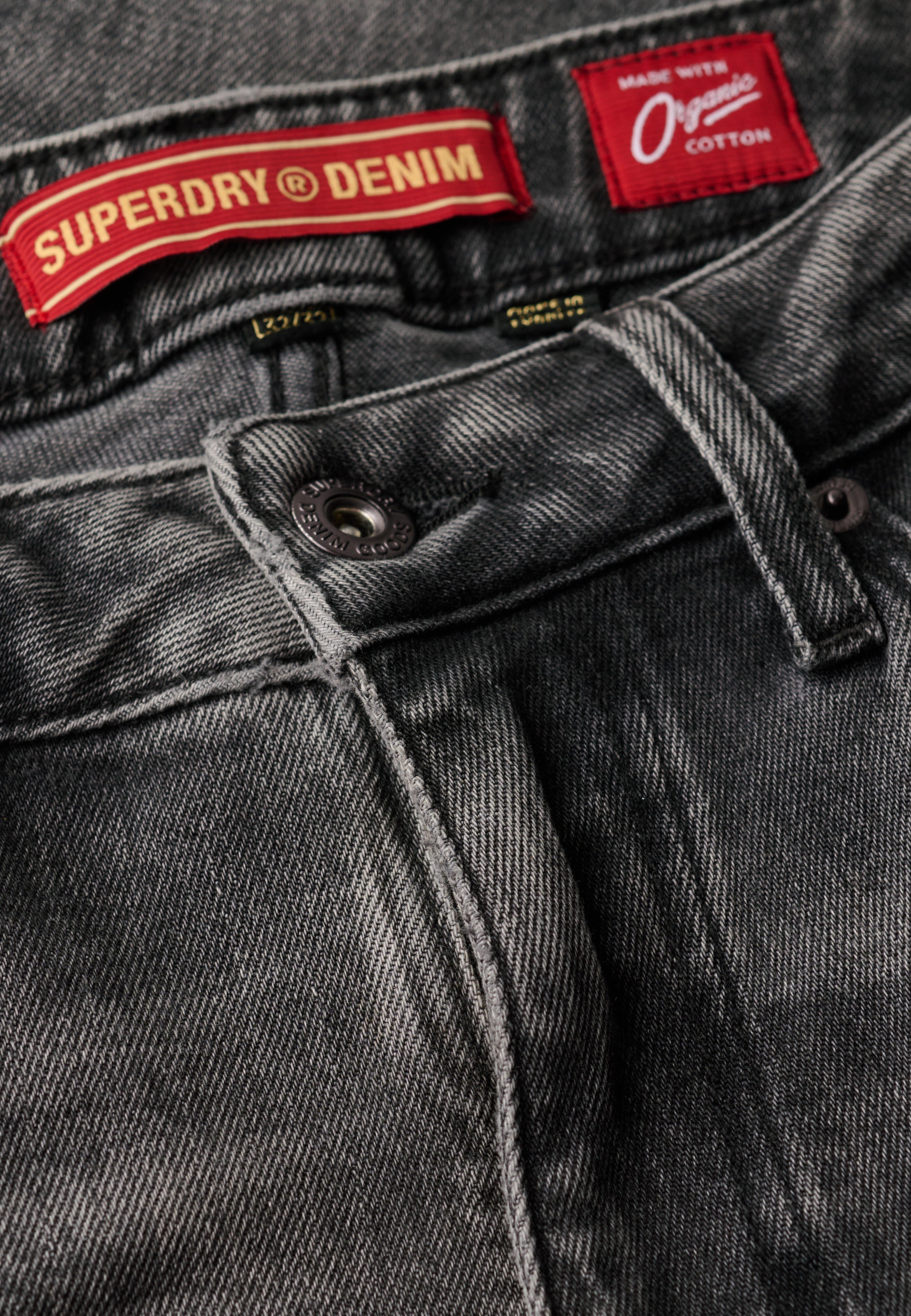 Organic Cotton Vintage Slim Straight Jeans