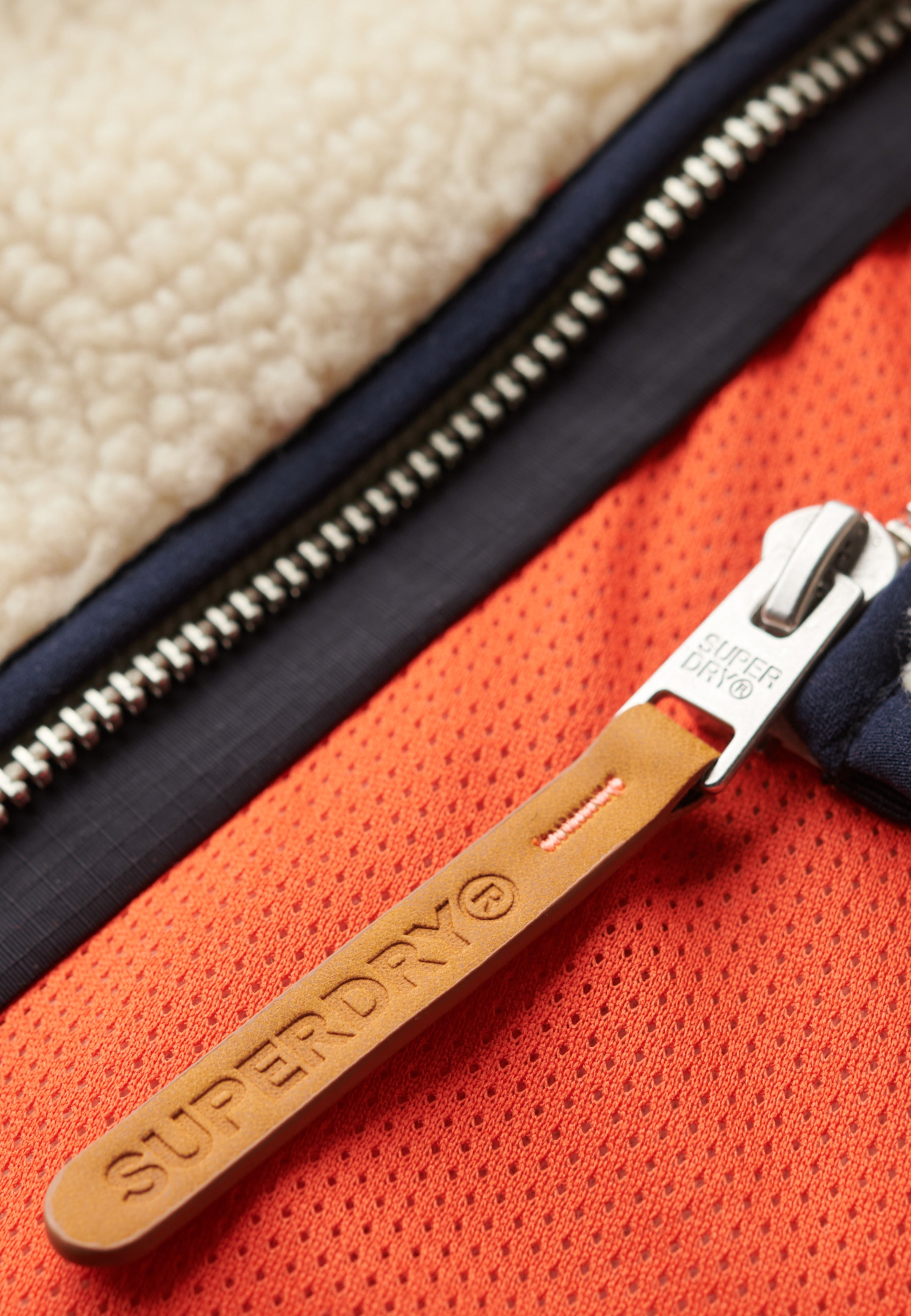 Vintage Retro Borg Fleece Jacket