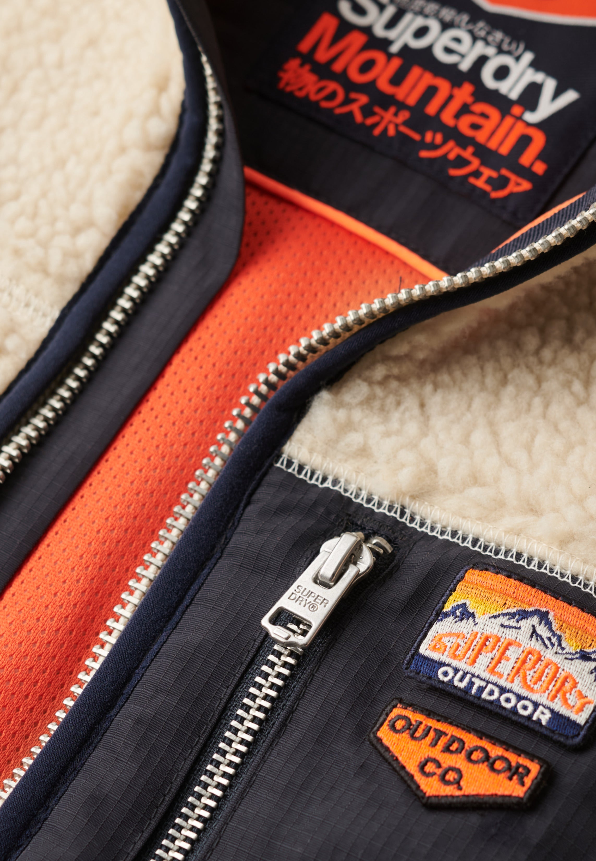 Vintage Retro Borg Fleece Jacket