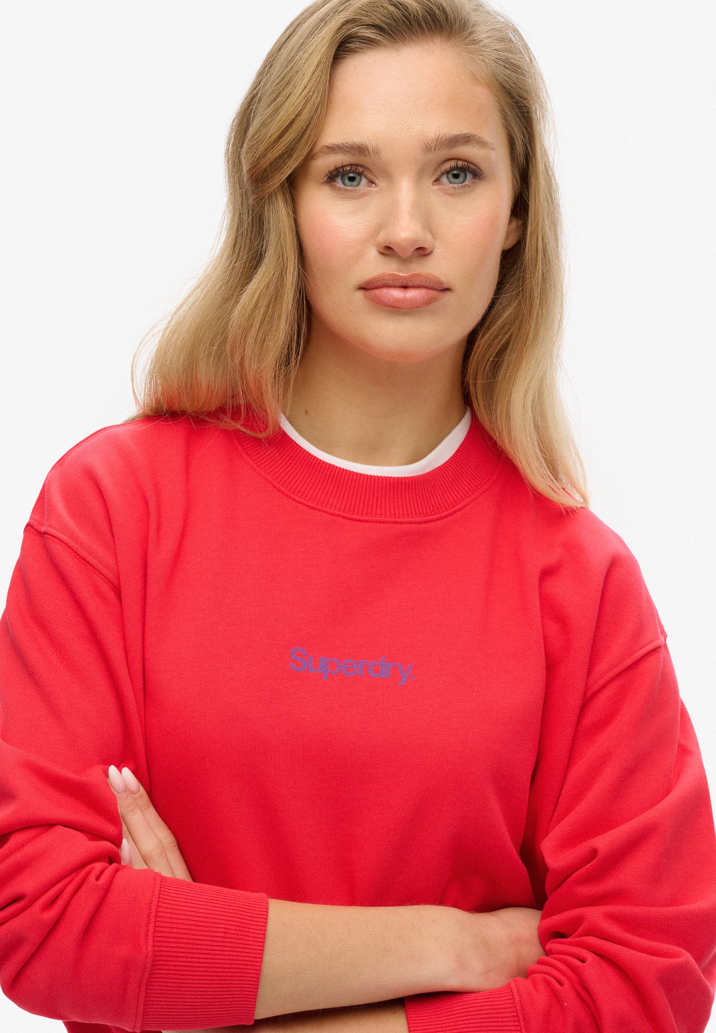 Core Logo City Graphic Crew Sweatshirt