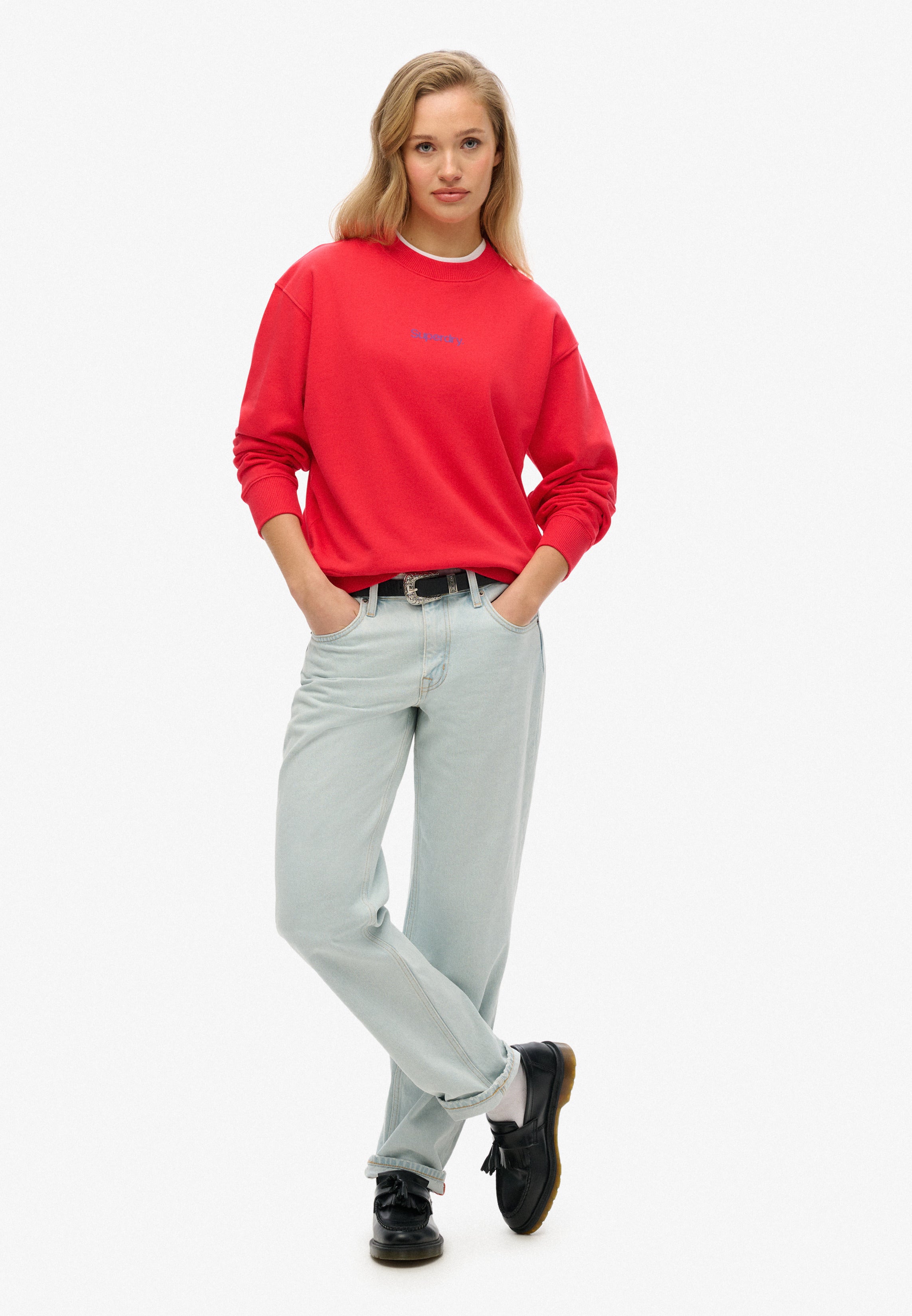 Core Logo City Graphic Crew Sweatshirt