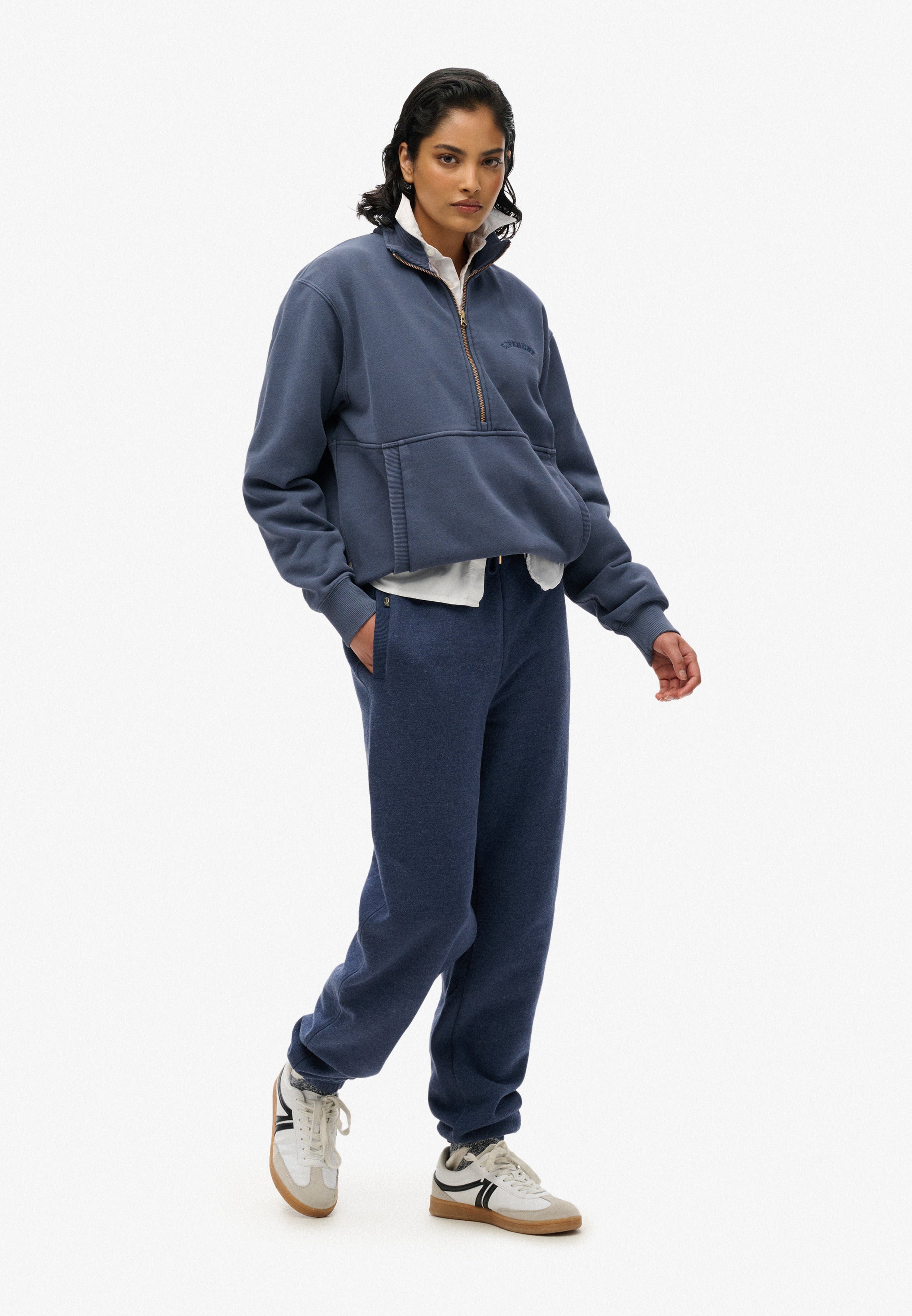 Essential Logo Half Brushed Joggers