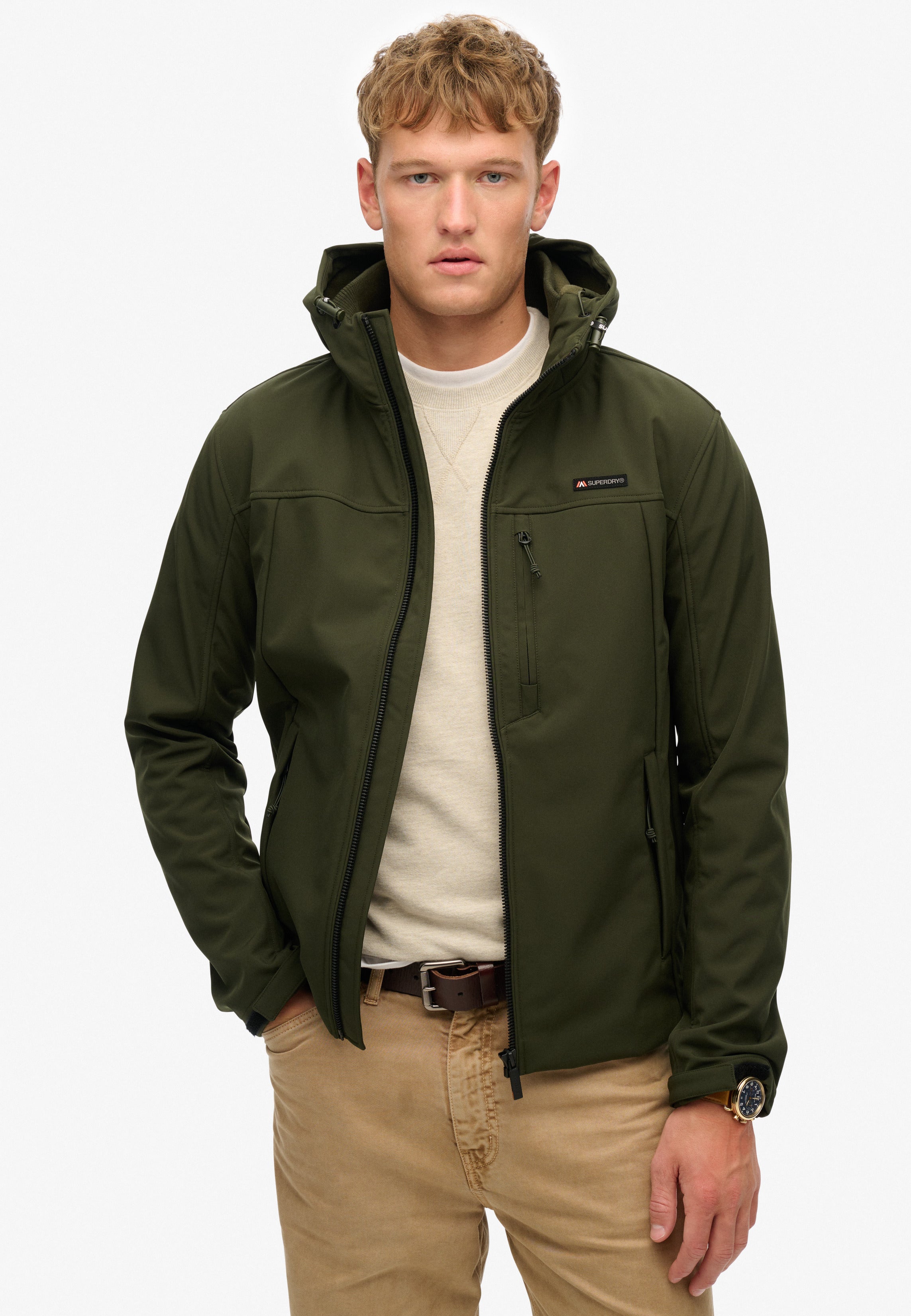 Hooded Soft Shell Trekker Jacket