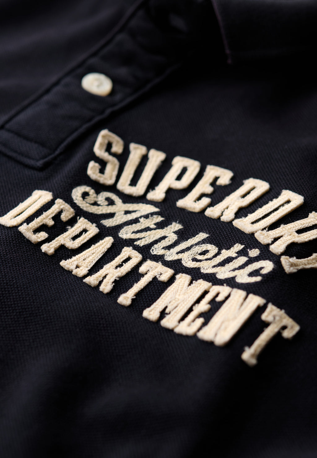 Vintage Athletic Long Sleeve Polo