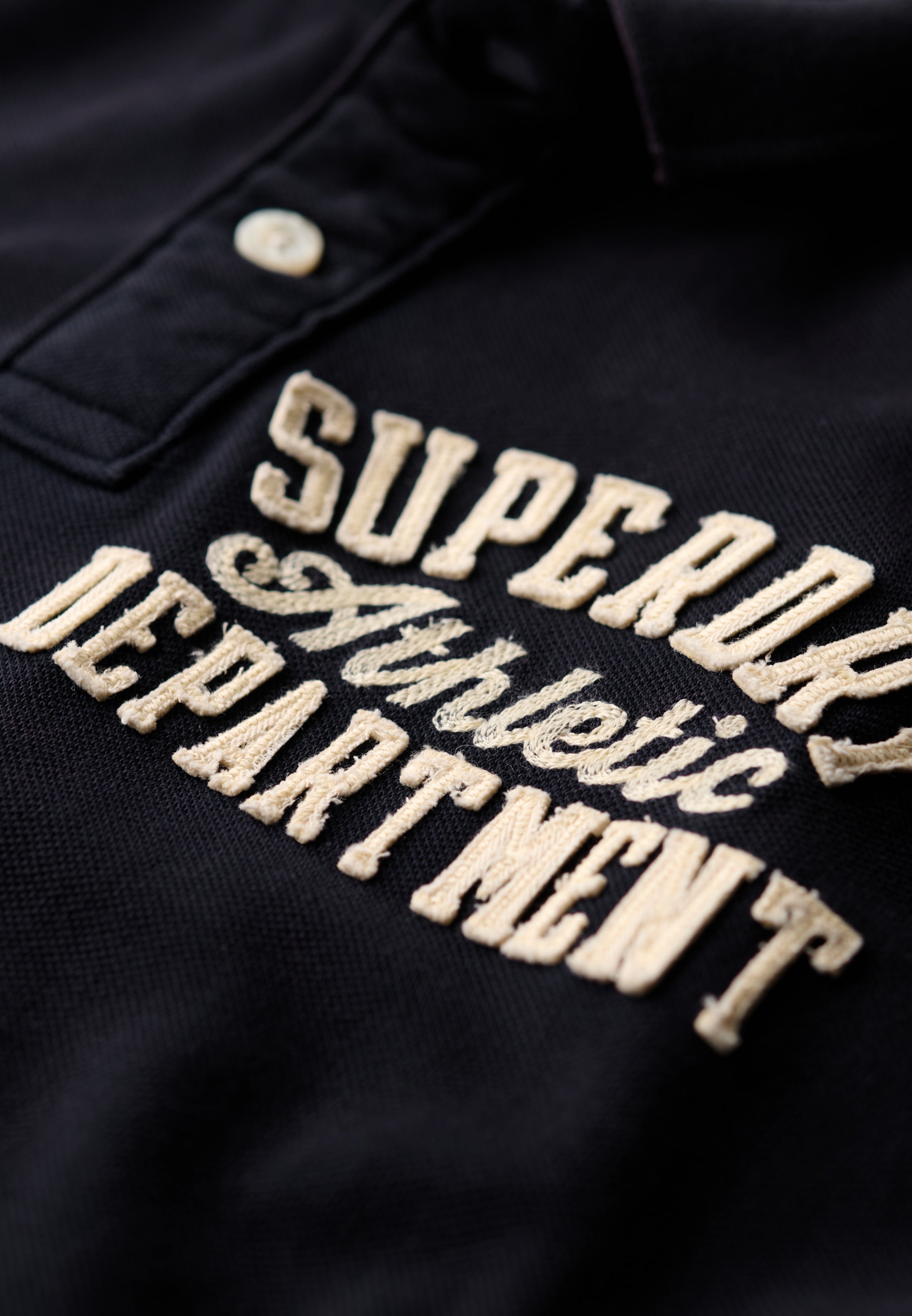 Vintage Athletic Long Sleeve Polo