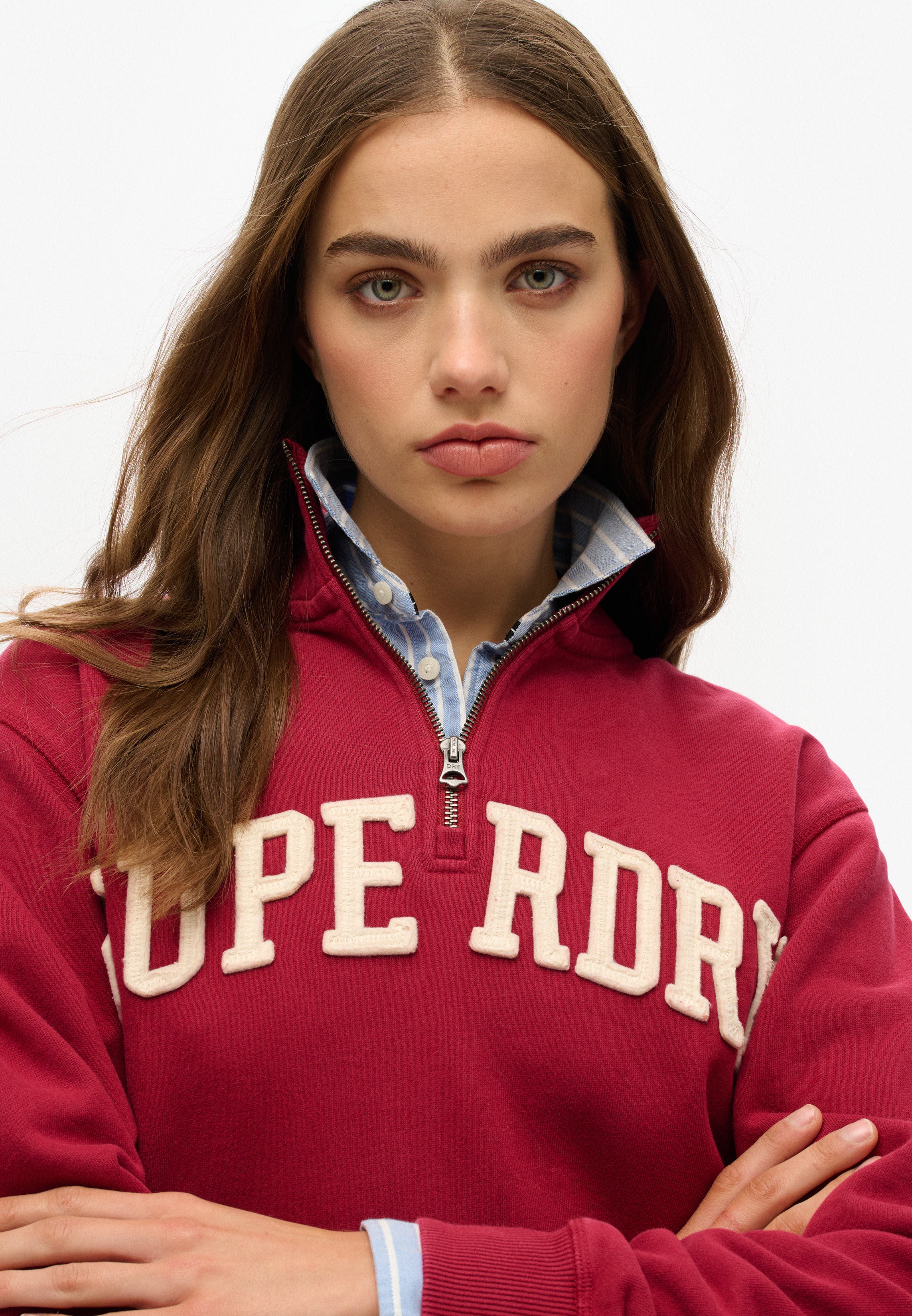 Athletic Essentials Applique Half Zip Sweatshirt
