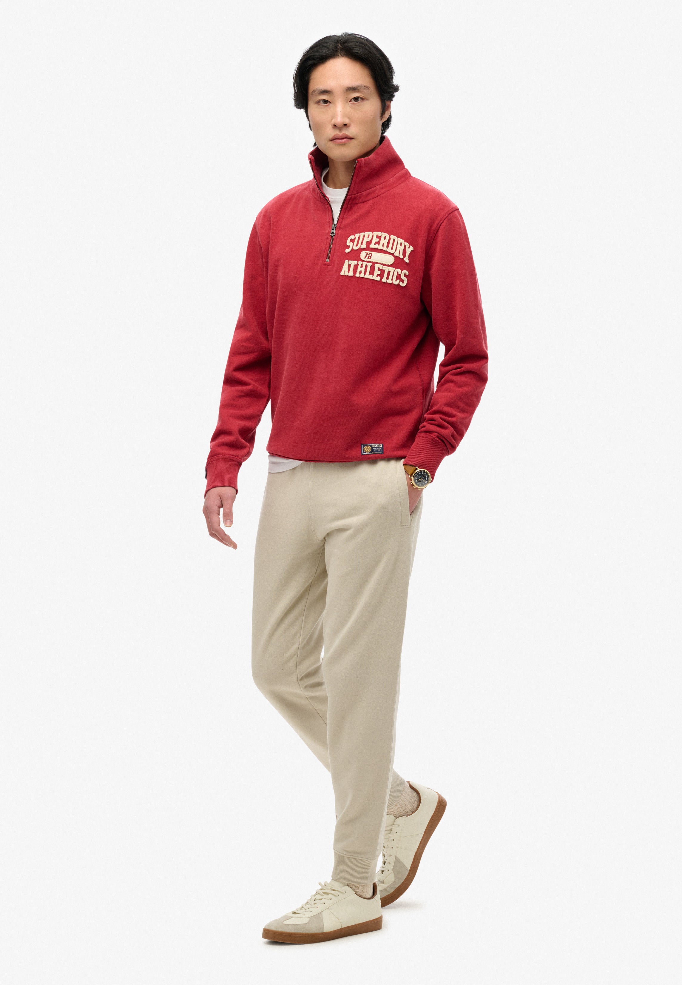 Essential Logo Half Brushed Joggers