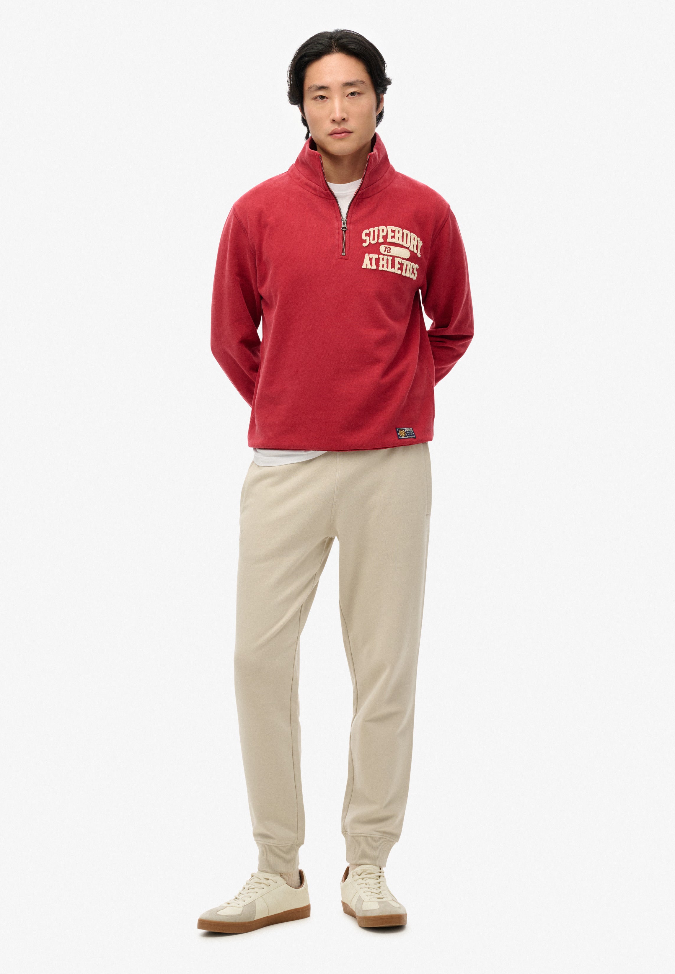 Essential Logo Half Brushed Joggers