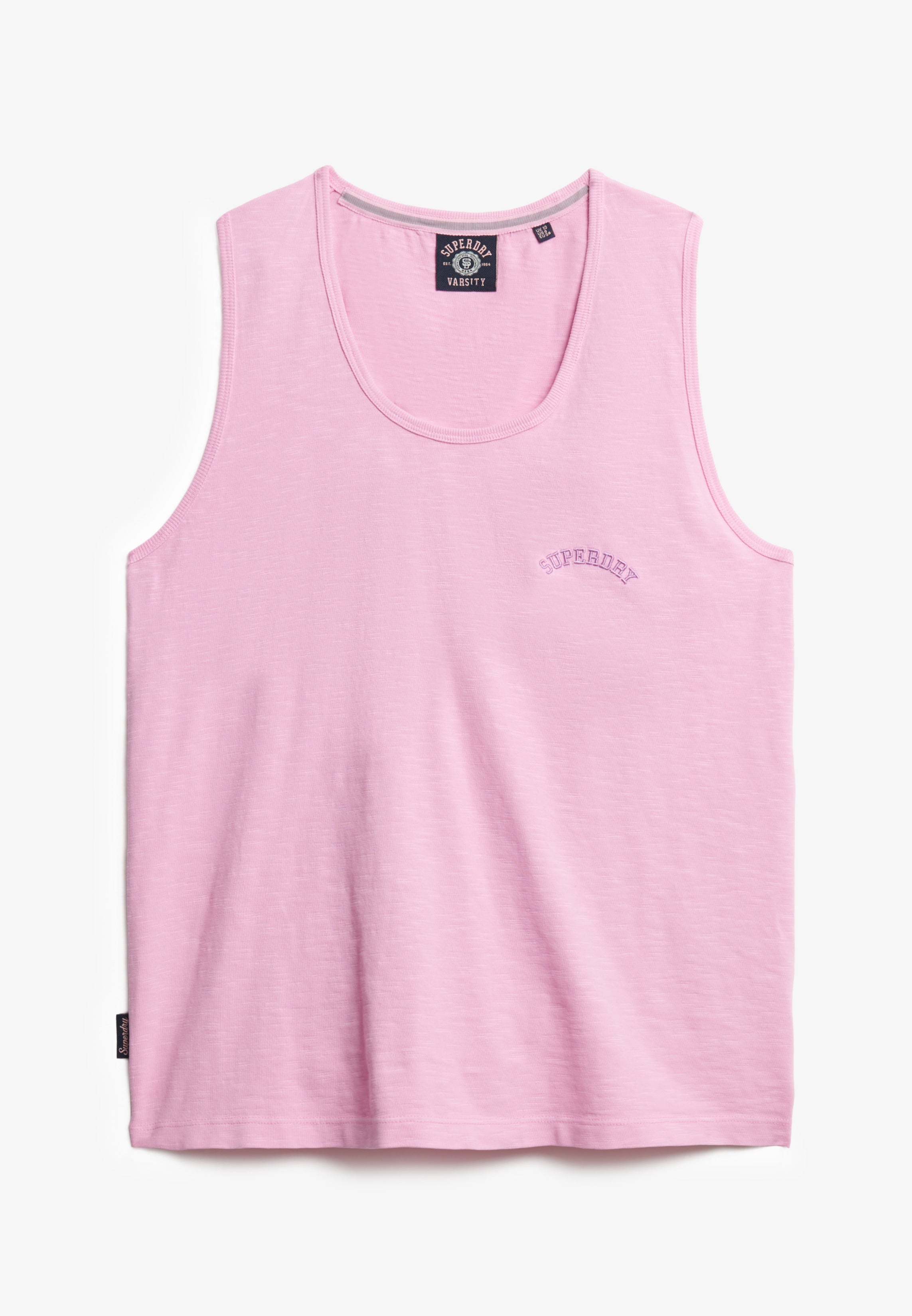 Essential Logo Garment Dye Vest Top