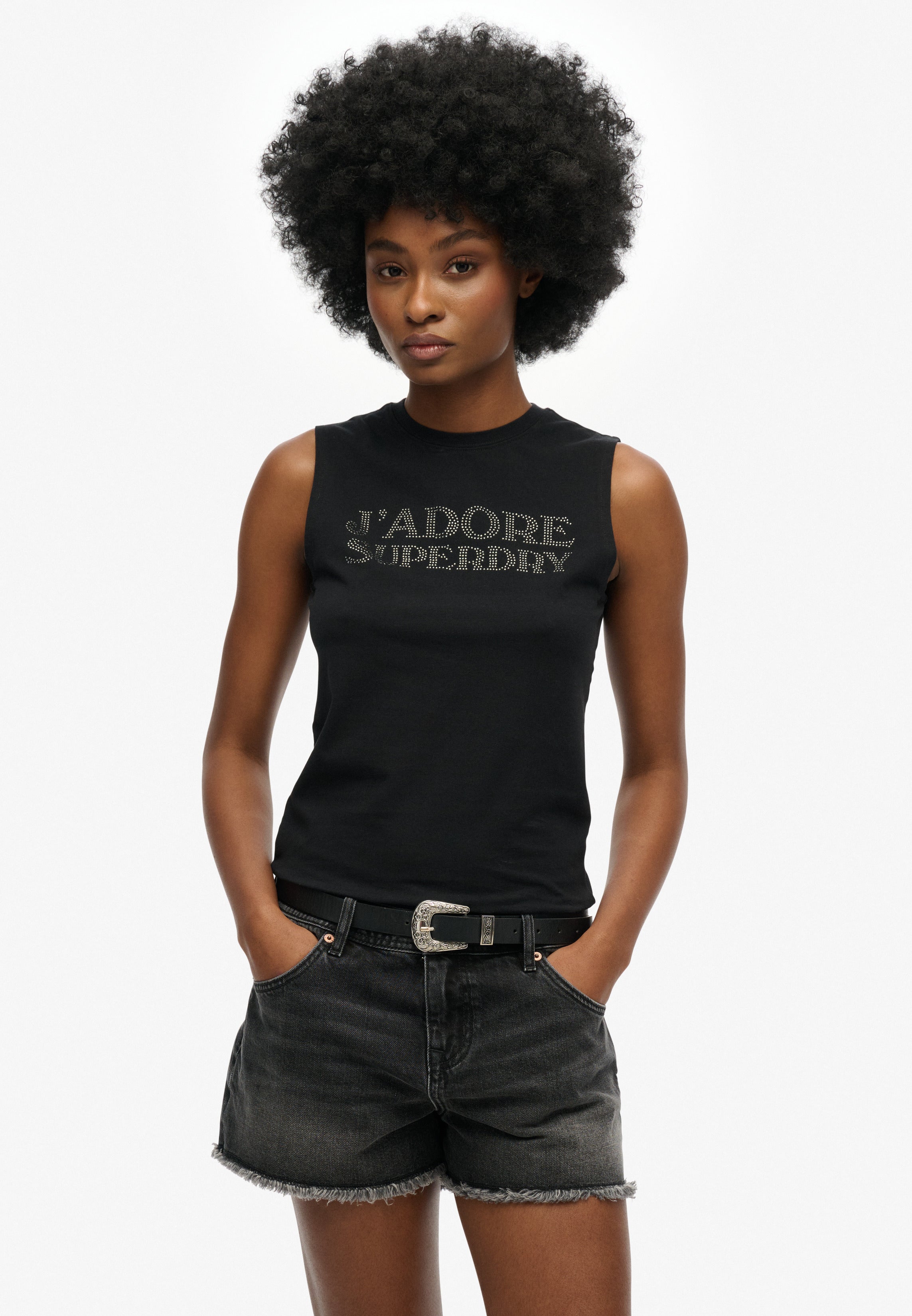 Sport Luxe Fitted Tank Top