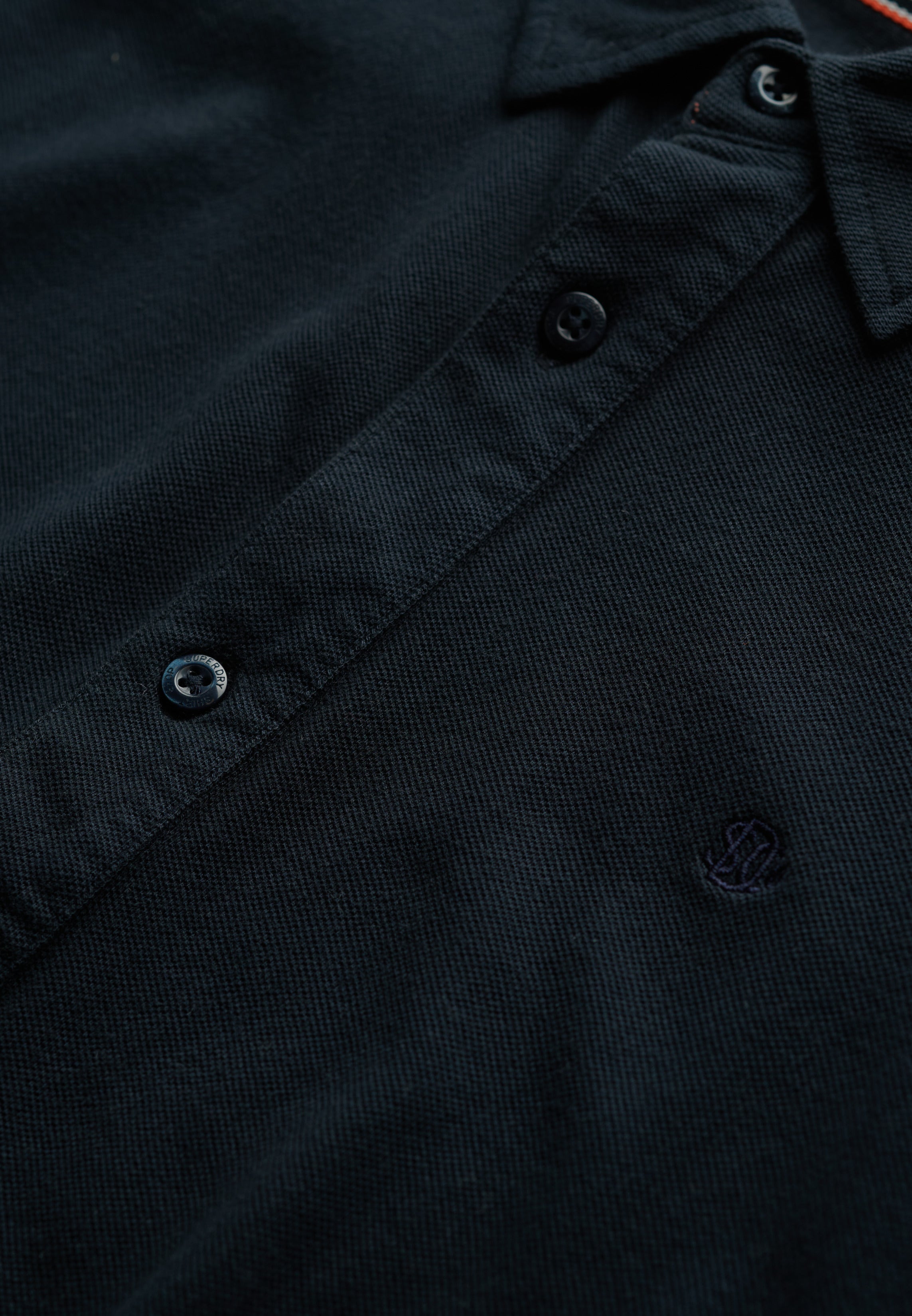 Vintage Destroy Pique Long Sleeve Shirt