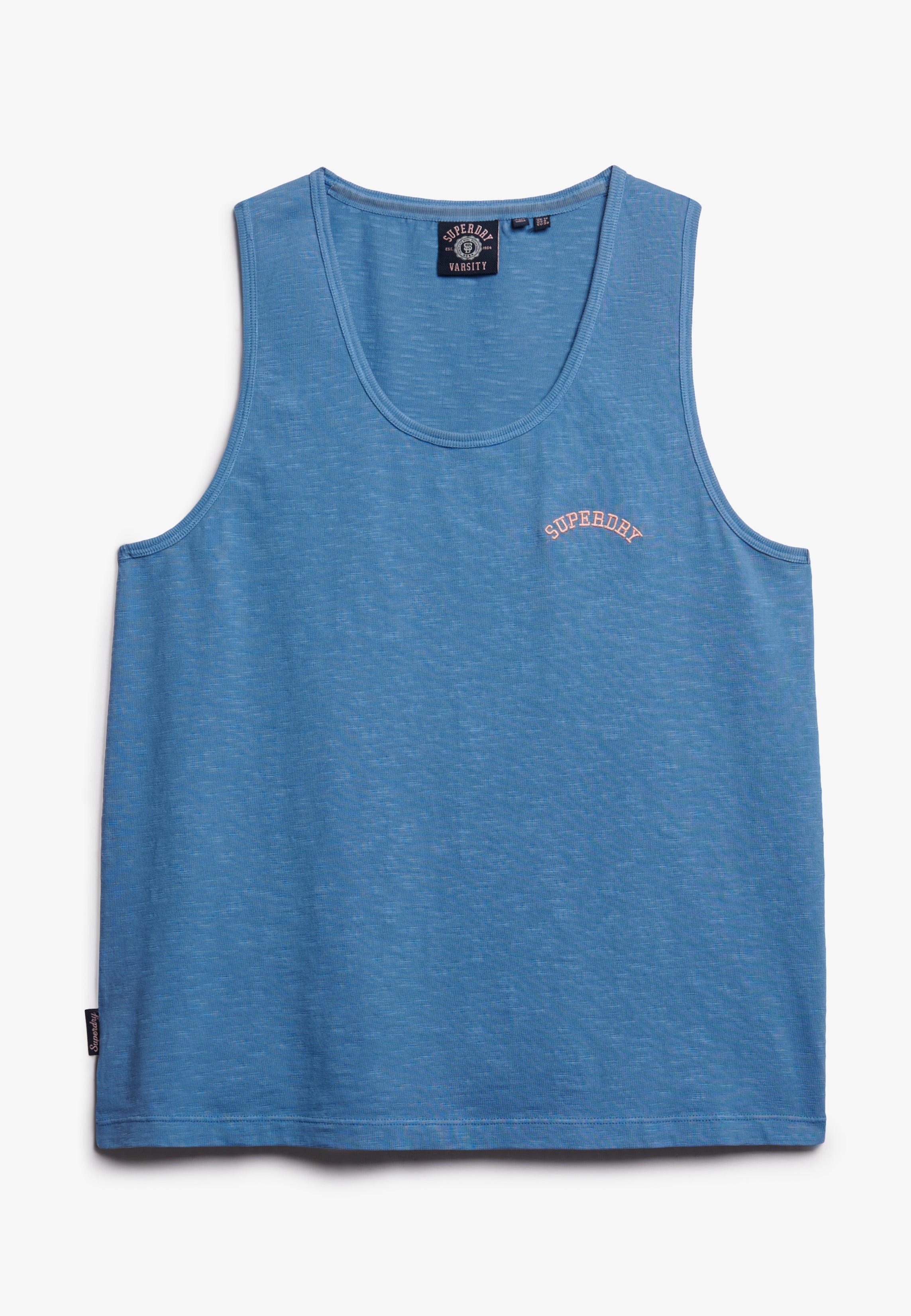 Essential Logo Garment Dye Vest Top