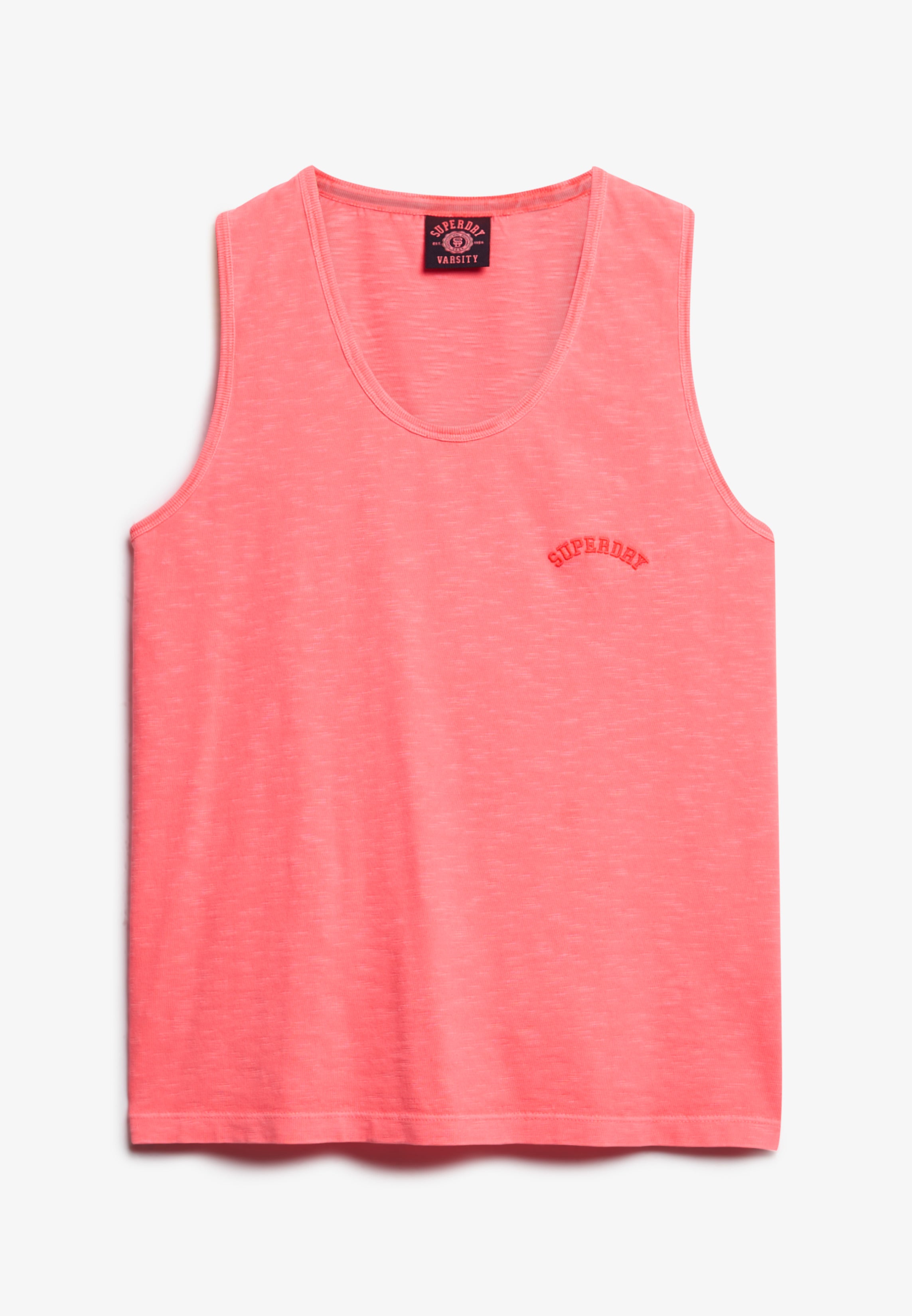 Essential Logo Garment Dye Vest Top