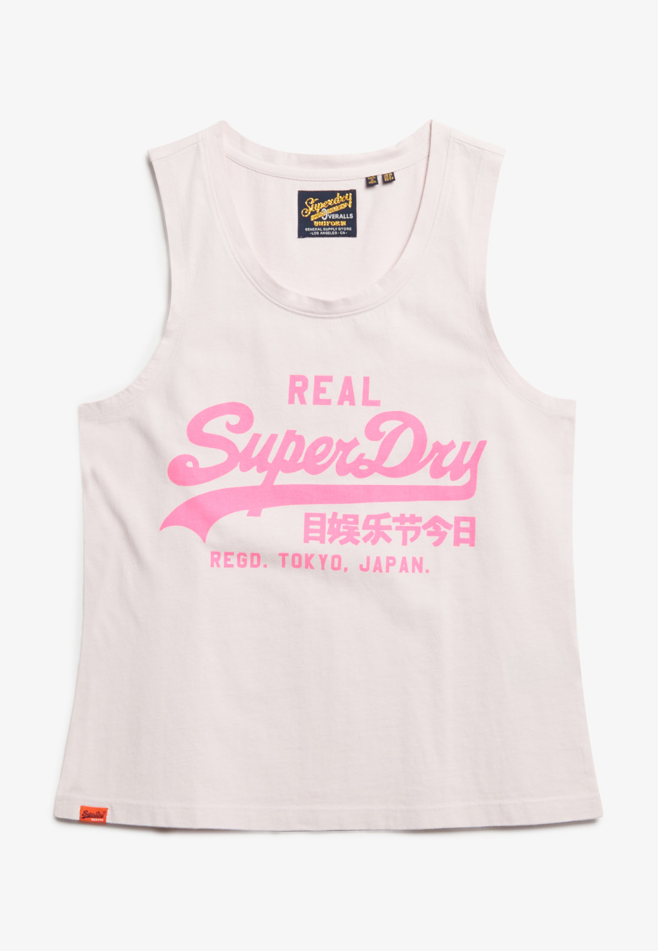 Vintage Logo Neon Scoop Neck Tank