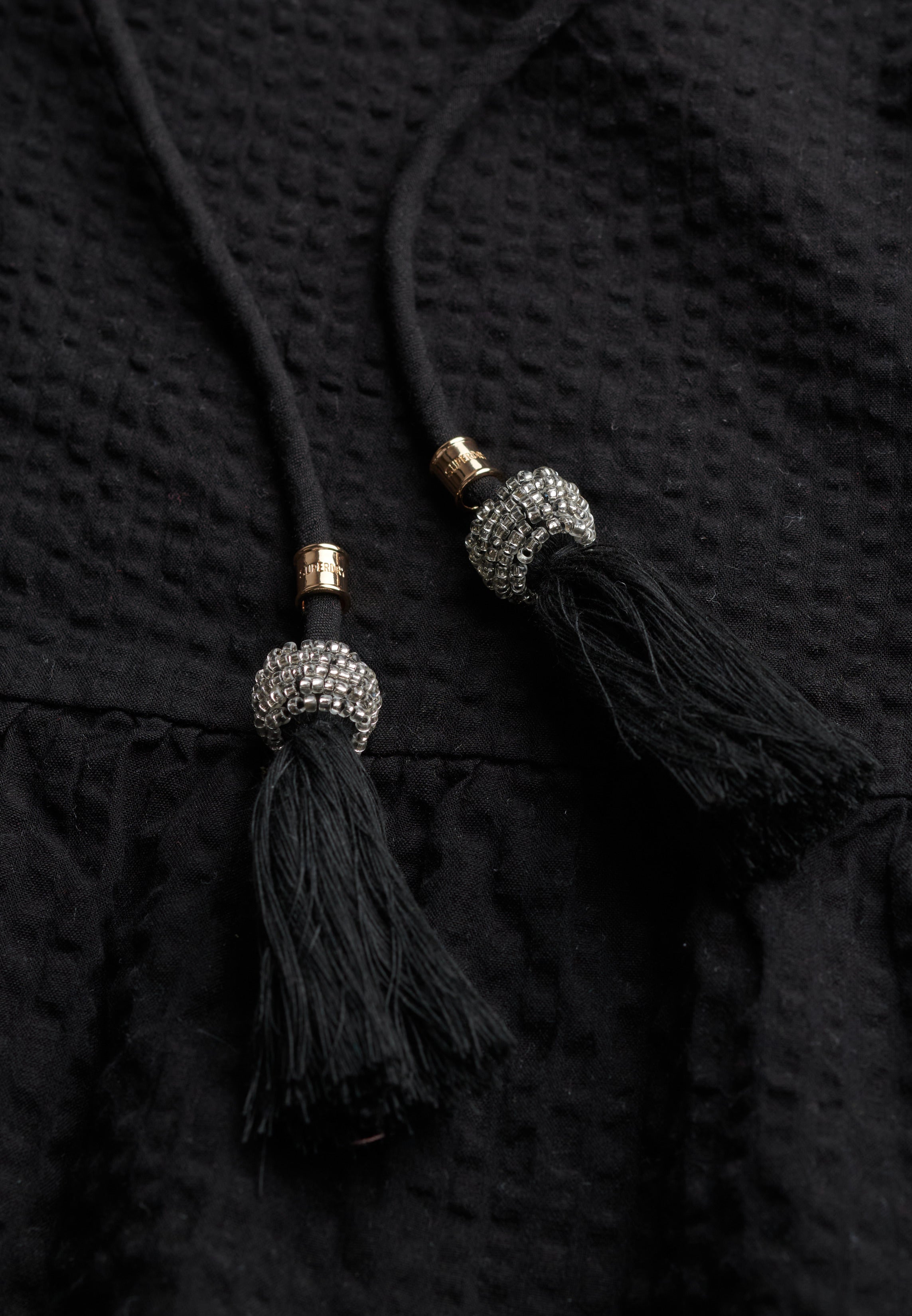 Broderie Tiered Mini Dress