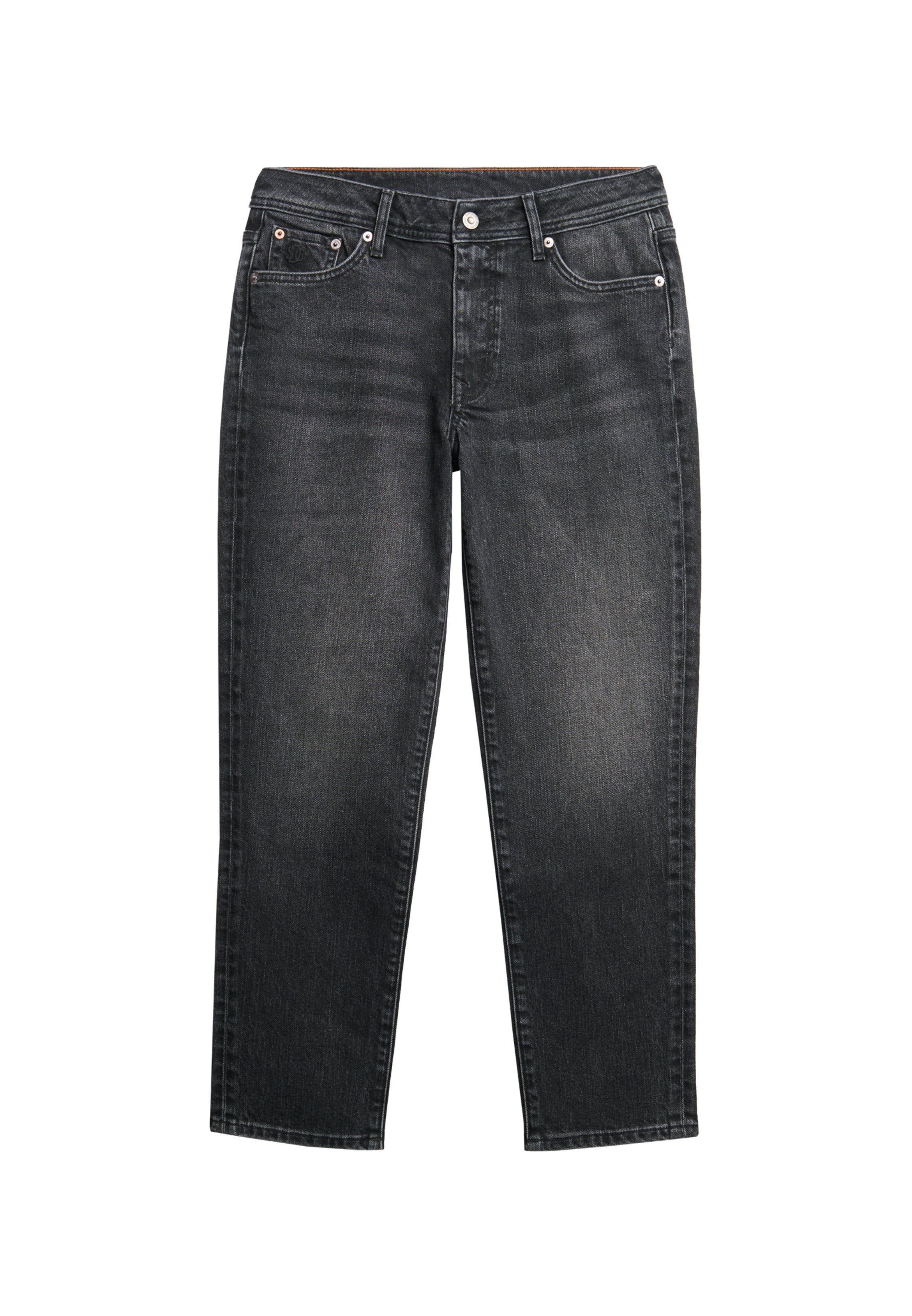Organic Cotton Mid Rise Slim Jeans