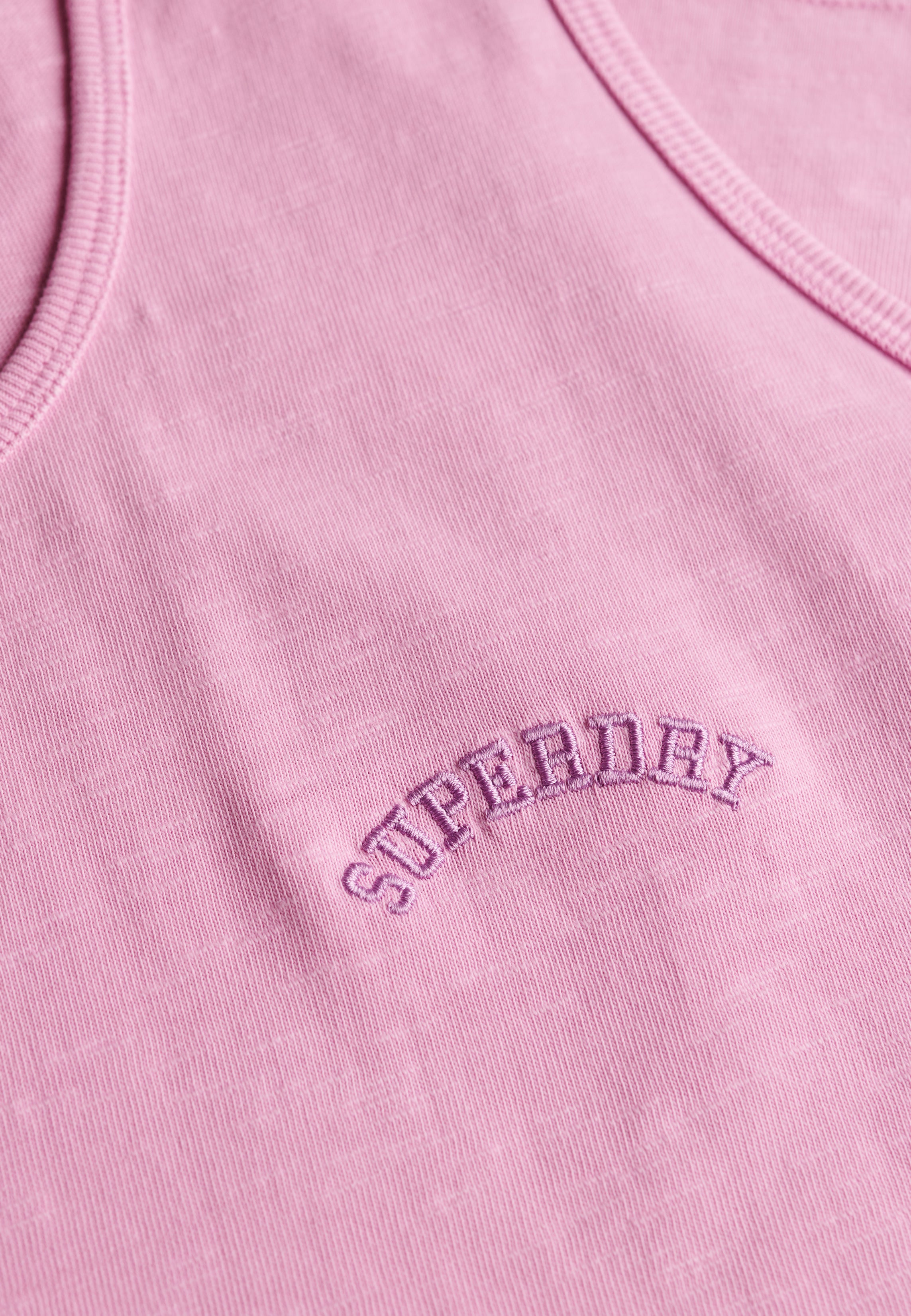 Essential Logo Garment Dye Vest Top