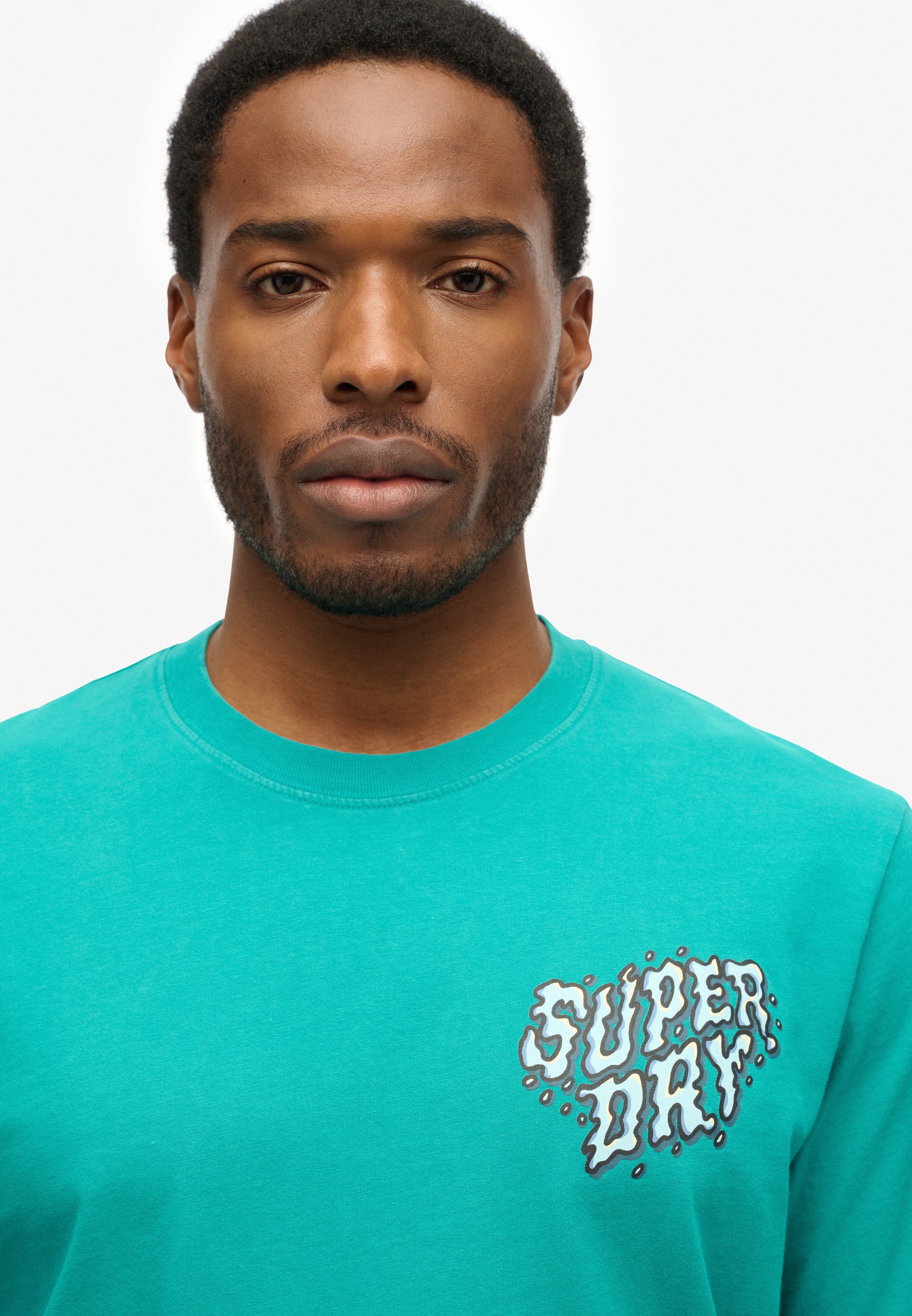 تيشيرت فضفاض بتصميم سردي خارجي