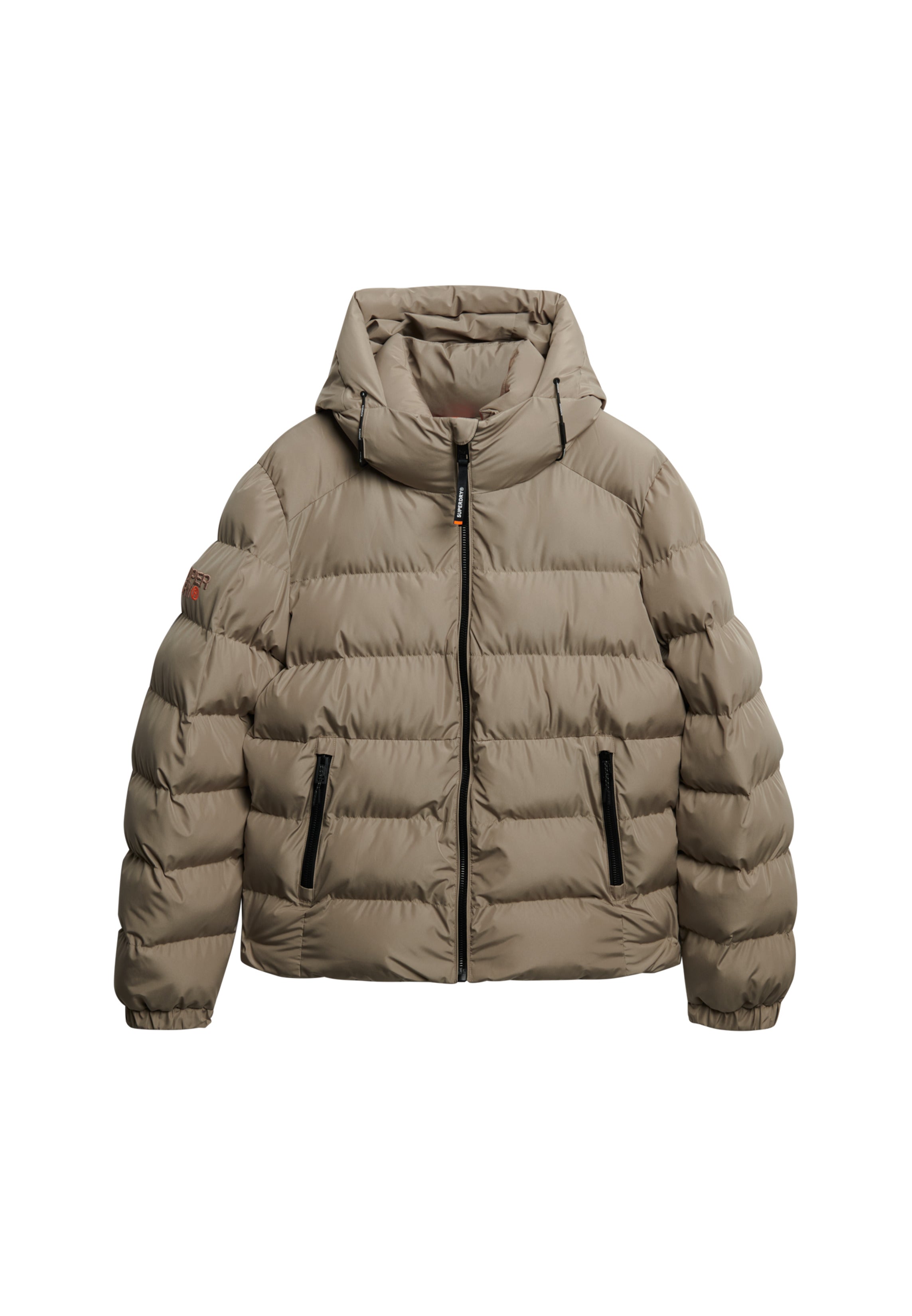 Hooded Sports Puffer Jacket