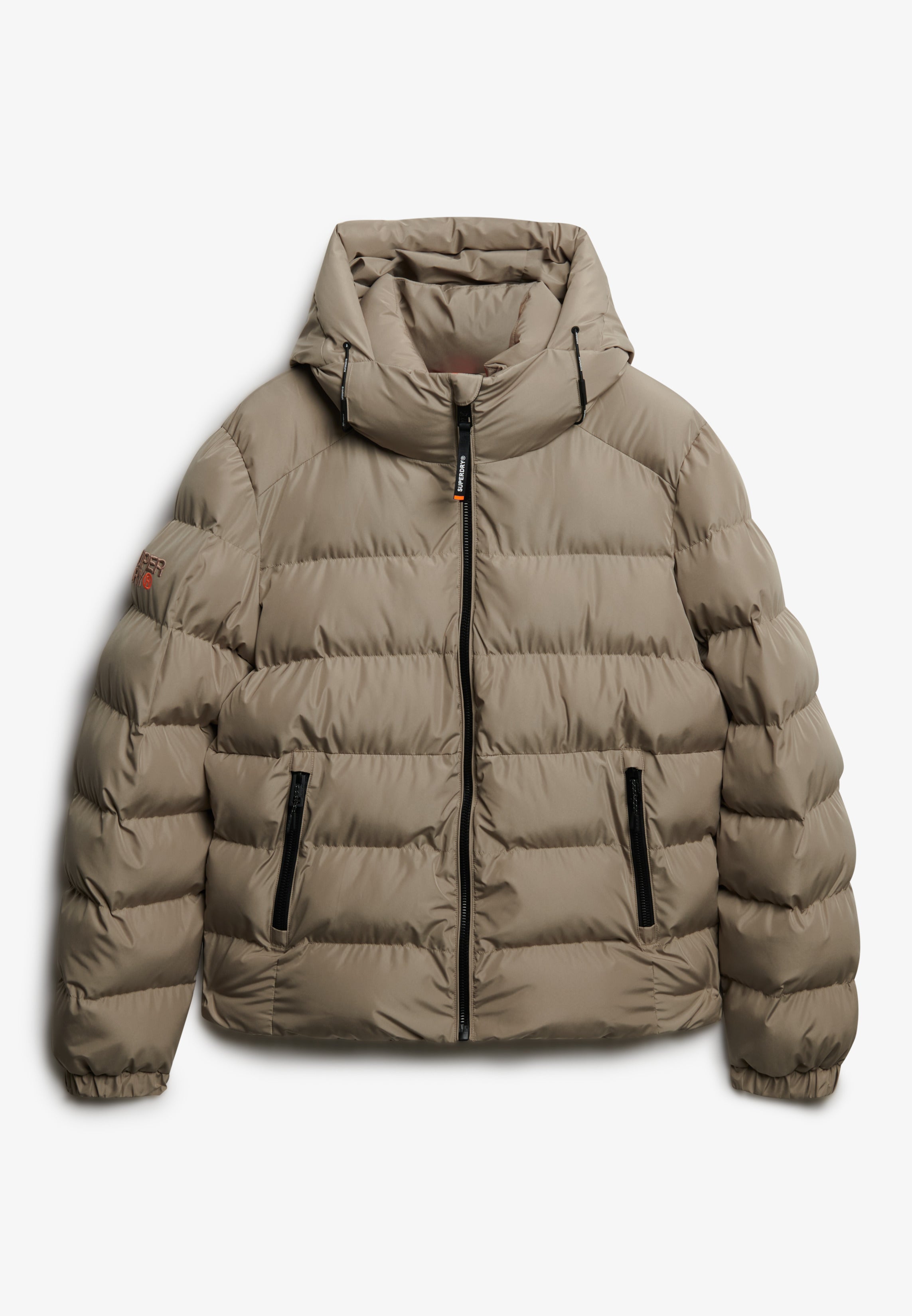 Hooded Sports Puffer Jacket
