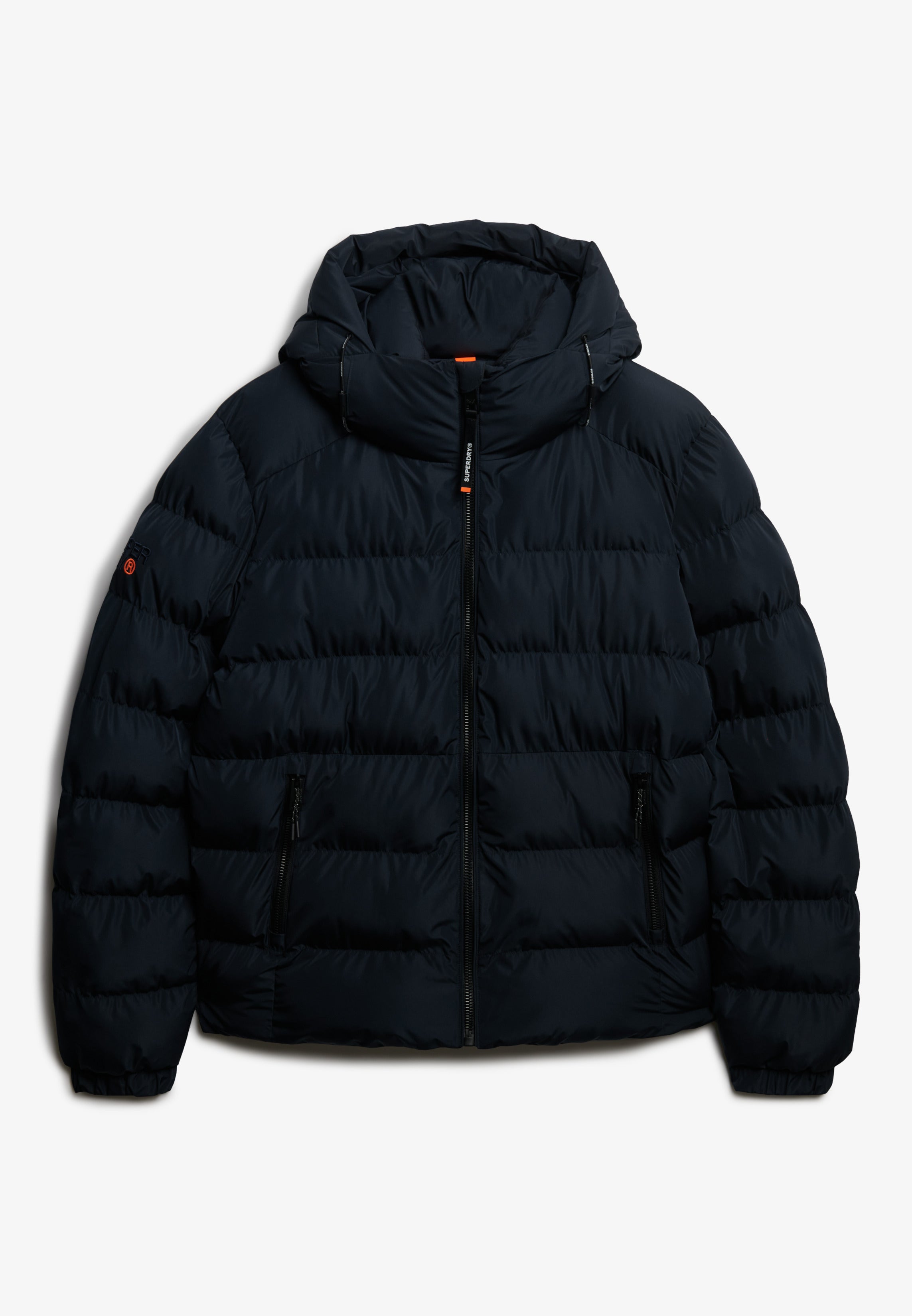 Hooded Sports Puffer Jacket