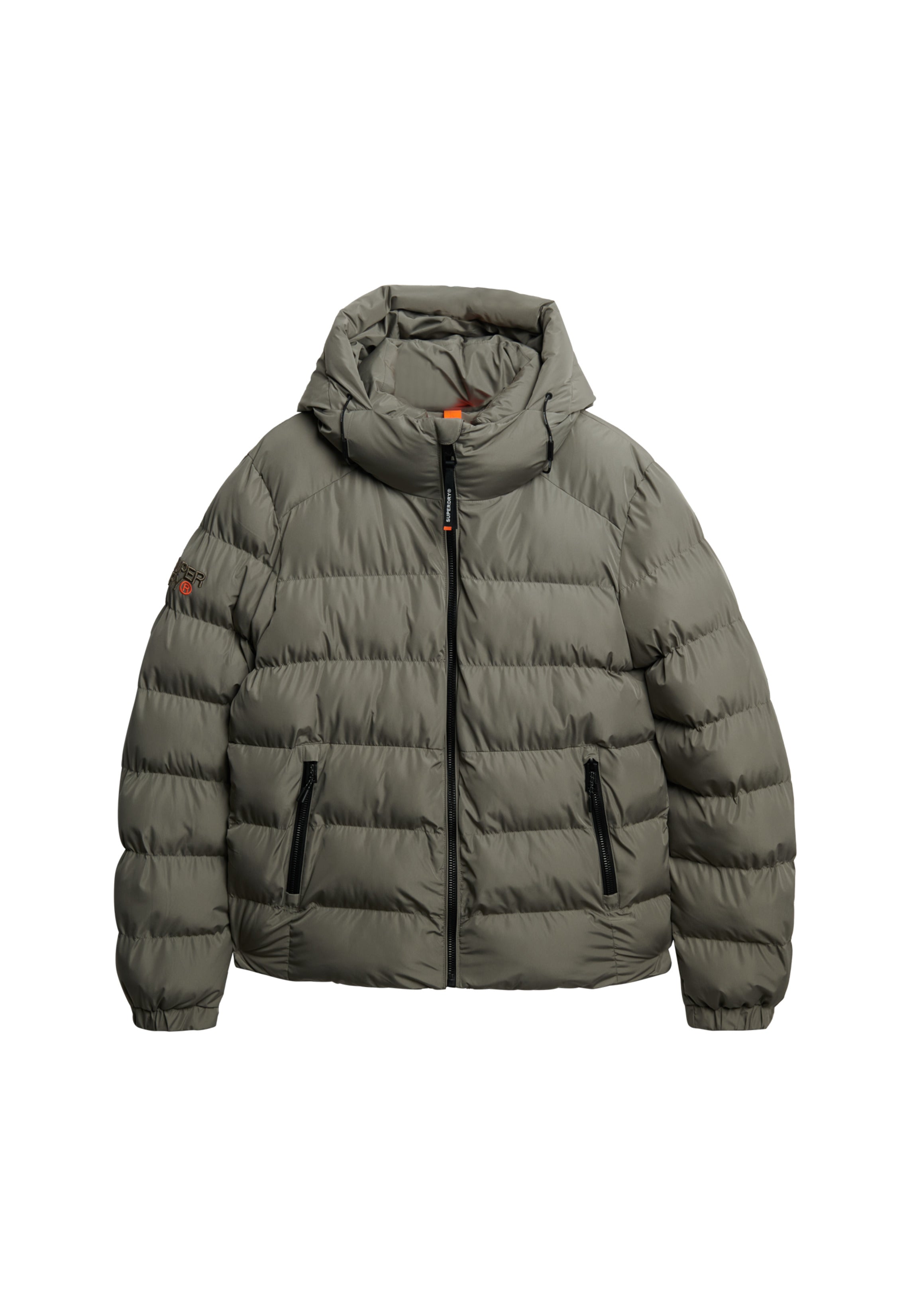 Hooded Sports Puffer Jacket