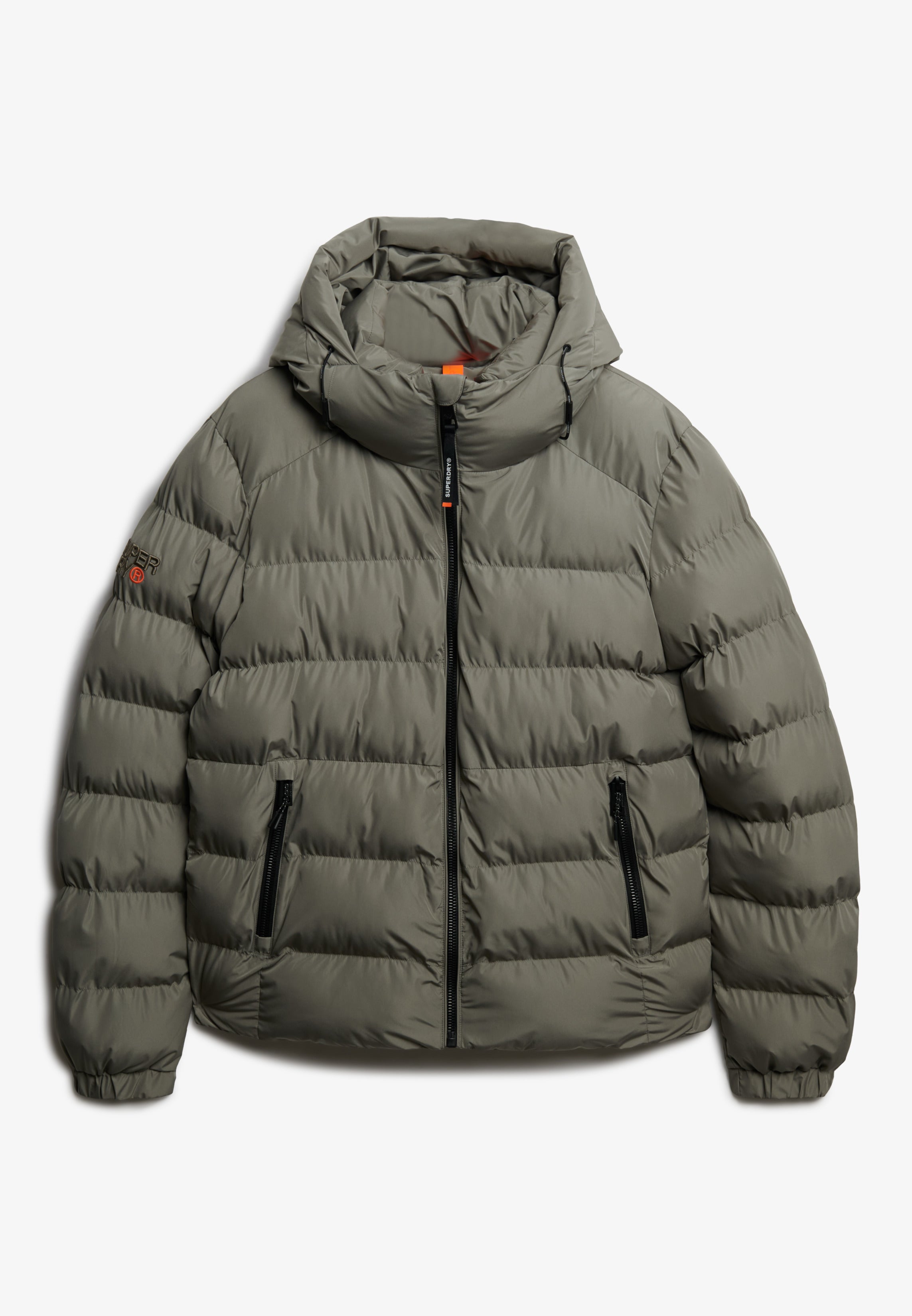 Hooded Sports Puffer Jacket
