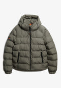 Hooded Sports Puffer Jacket