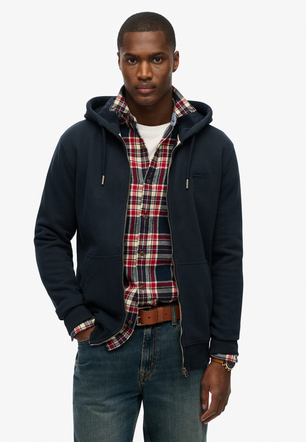 Essential Logo Zip Hoodie