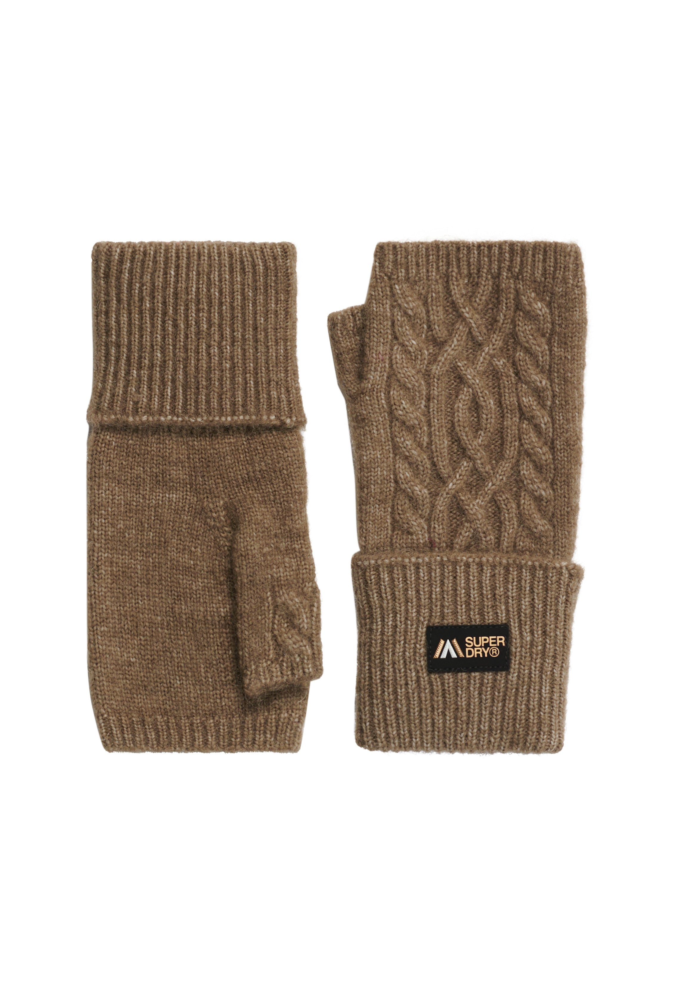 Cable Luxe Handwarmer Gloves