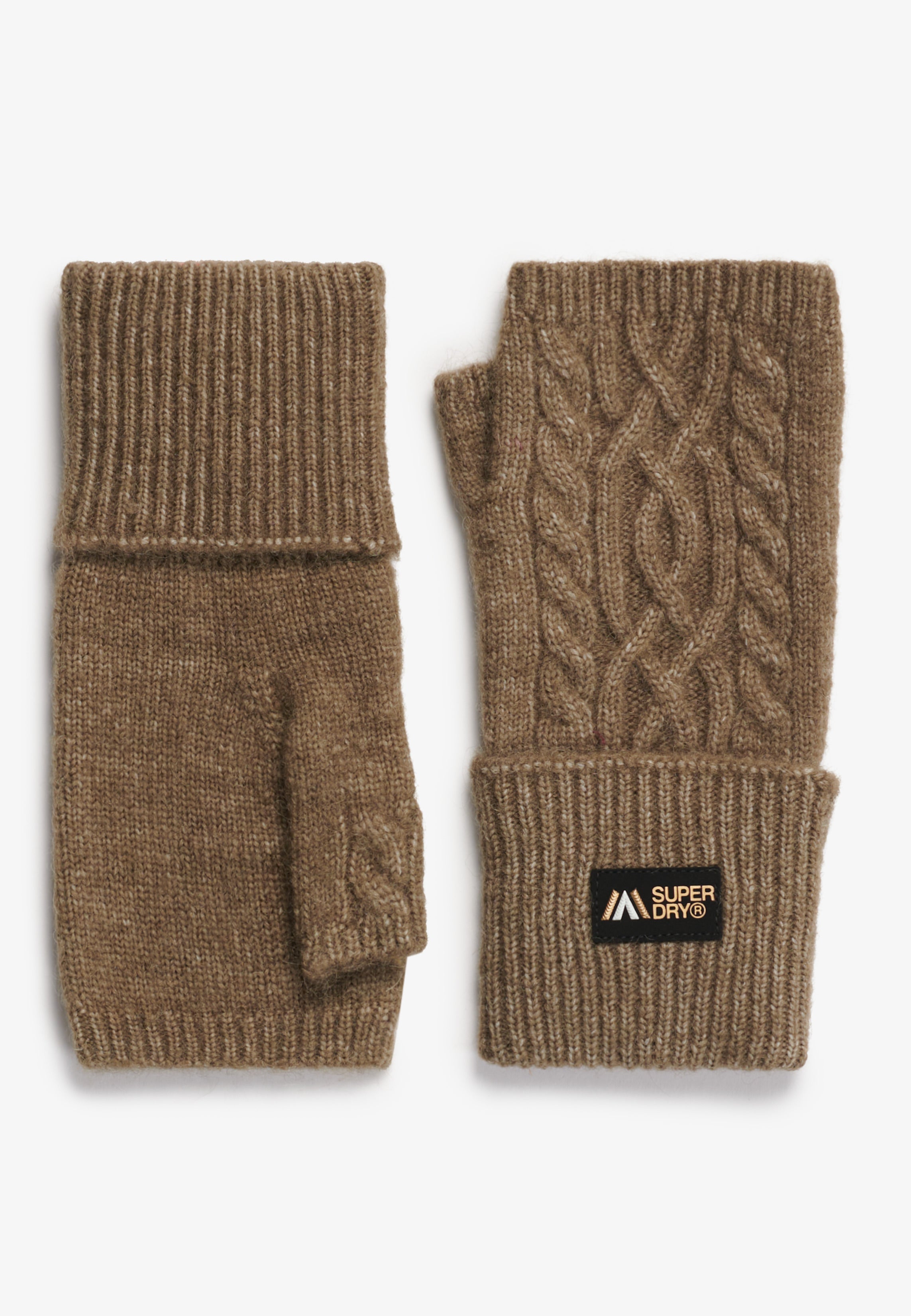 Cable Luxe Handwarmer Gloves