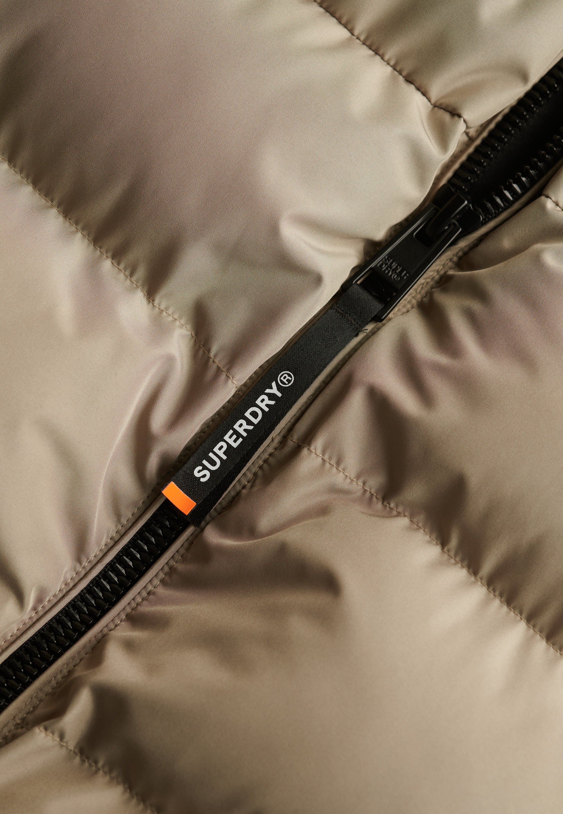 Hooded Sports Puffer Jacket