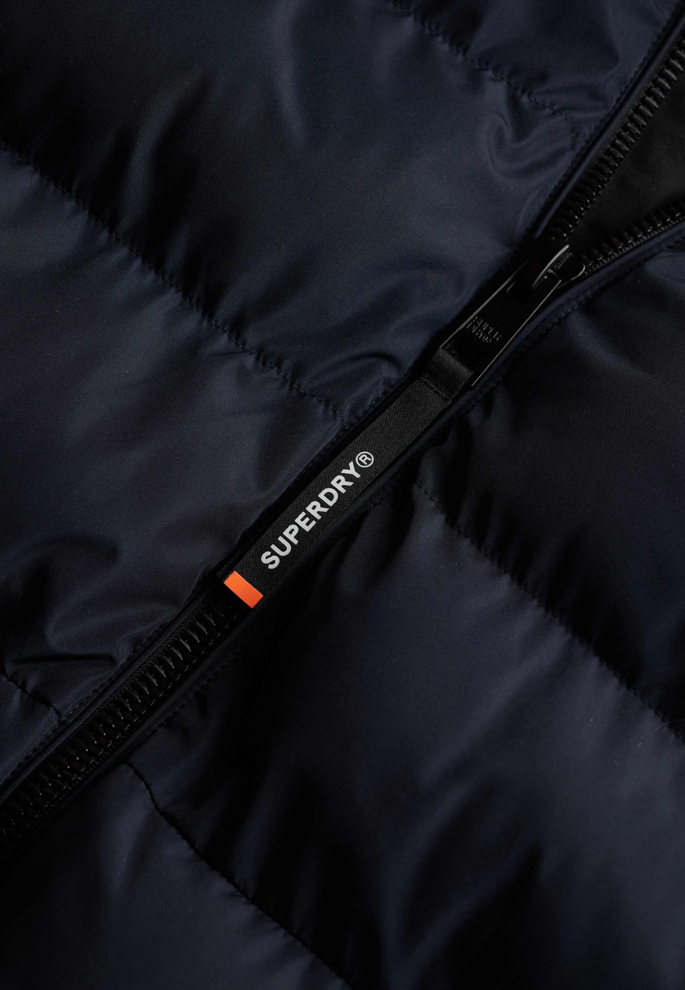 Hooded Sports Puffer Jacket