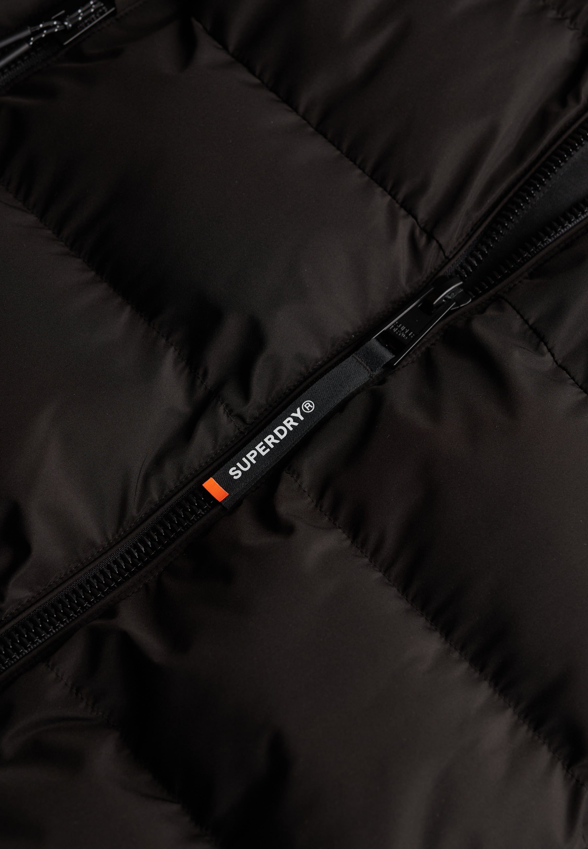 Hooded Sports Puffer Jacket