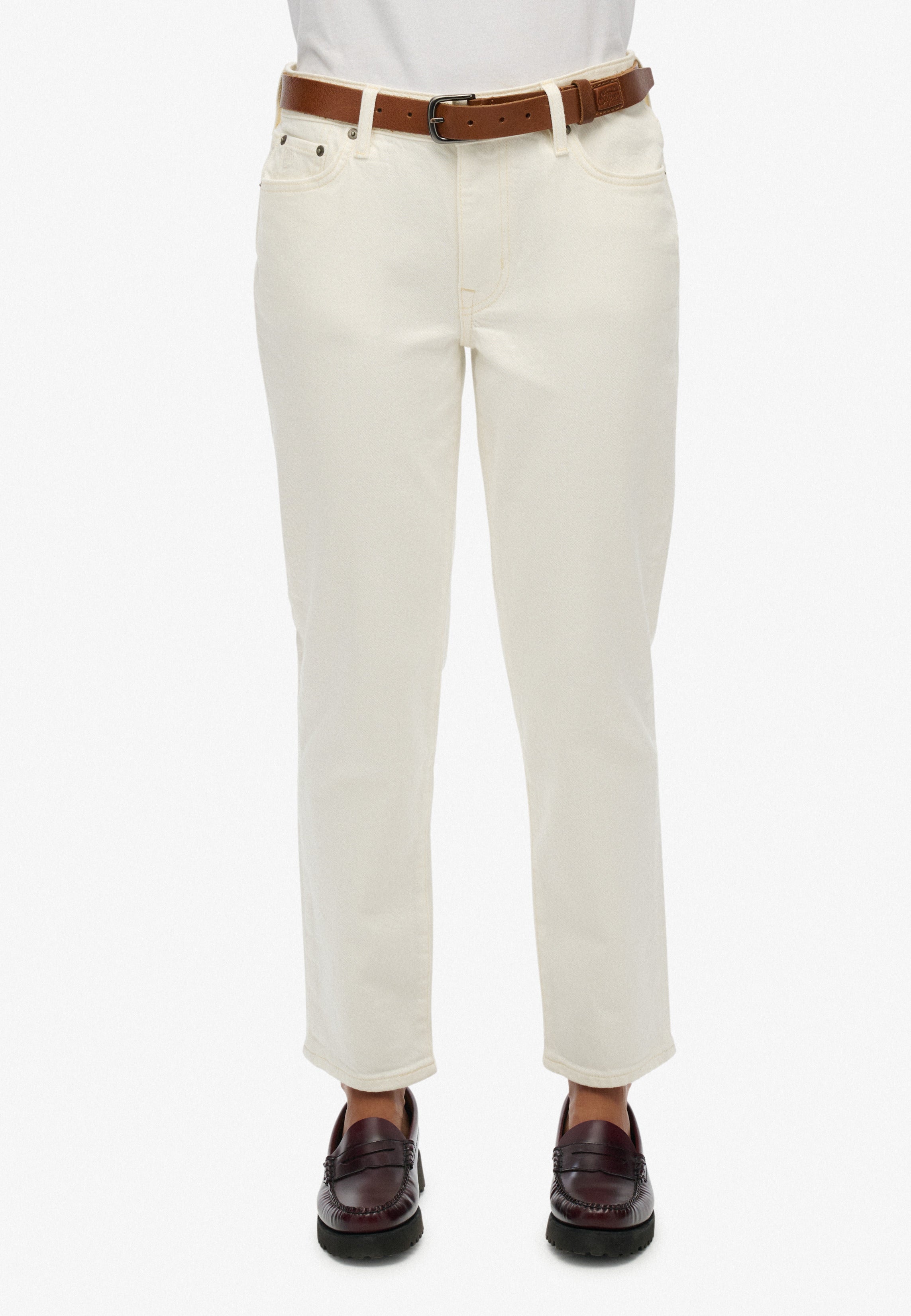 Organic Cotton Mid Rise Slim Jeans