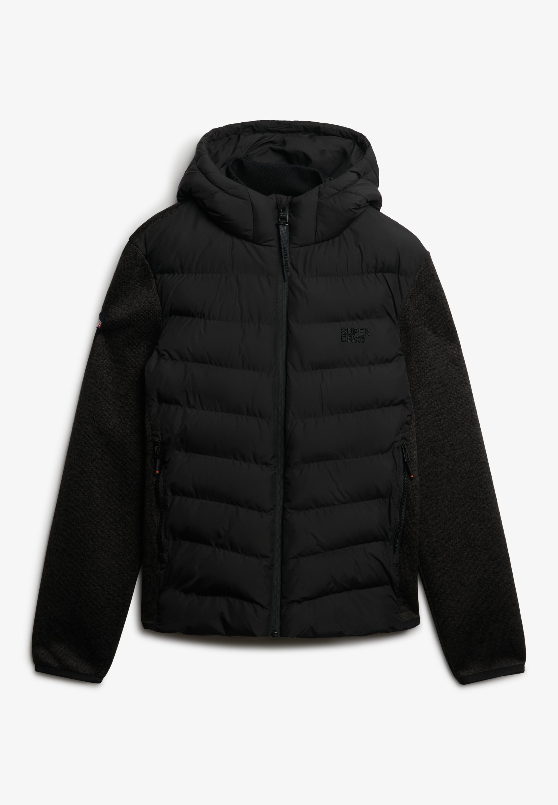 Hooded Storm Knit Hybrid Jacket