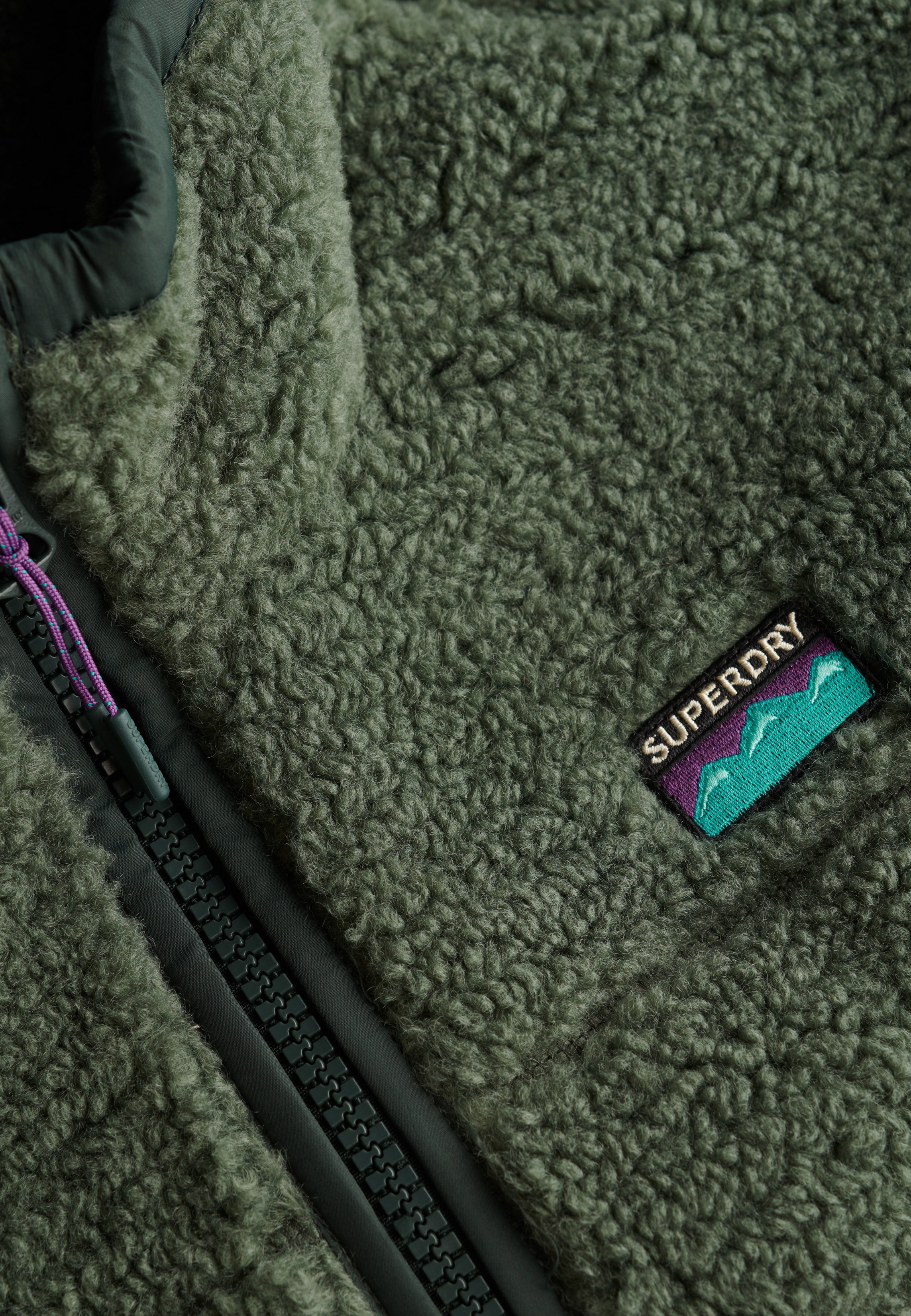 Sherpa Fleece Hybrid Jacket