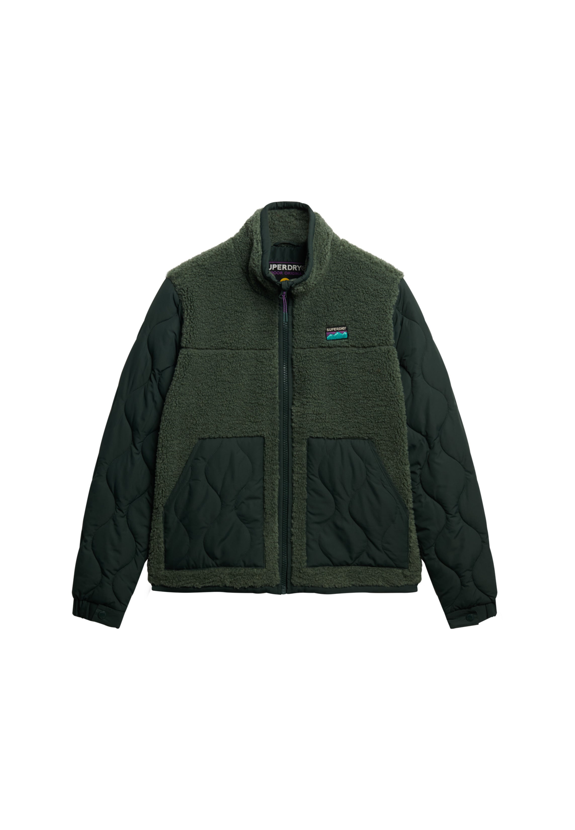 Sherpa Fleece Hybrid Jacket