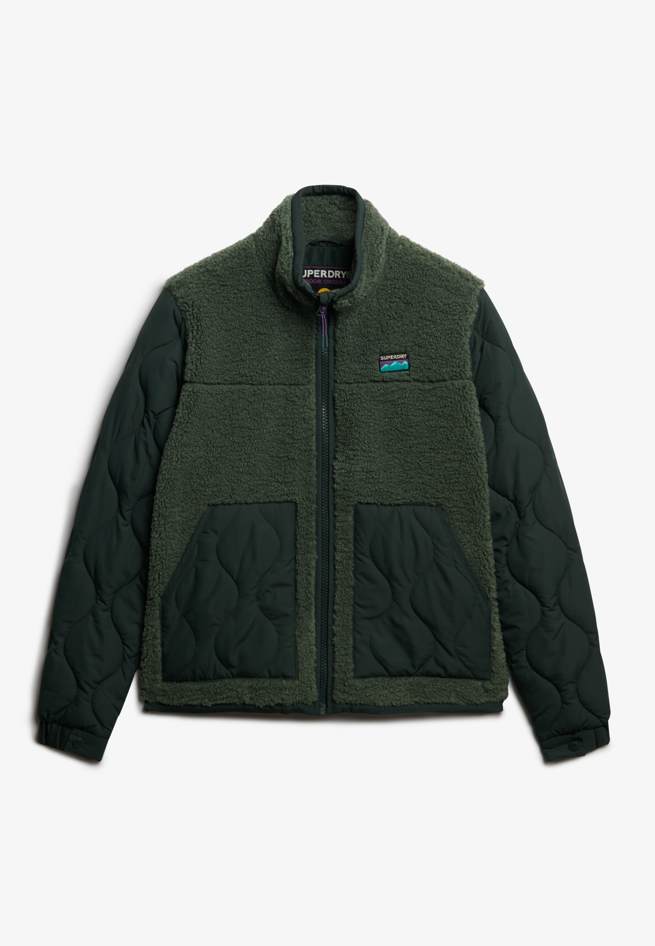 Sherpa Fleece Hybrid Jacket