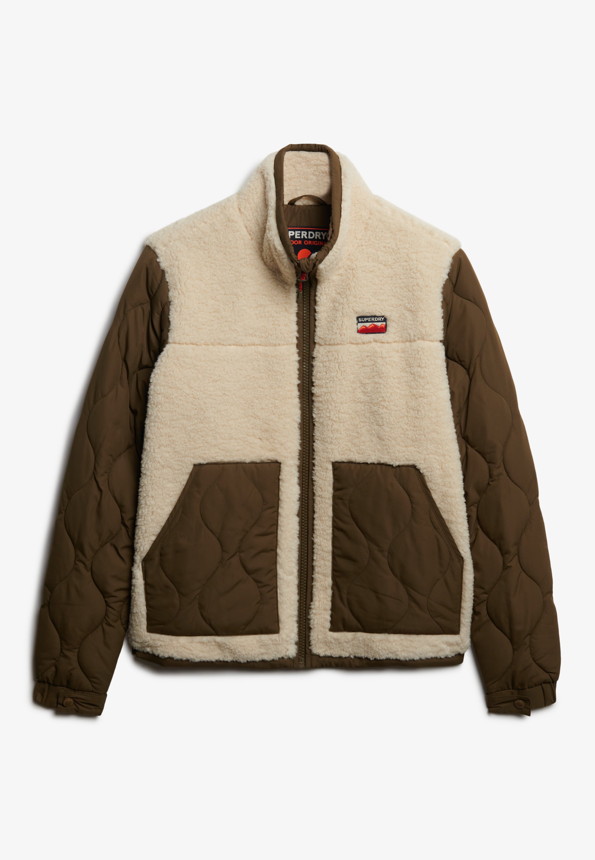 Sherpa Fleece Hybrid Jacket
