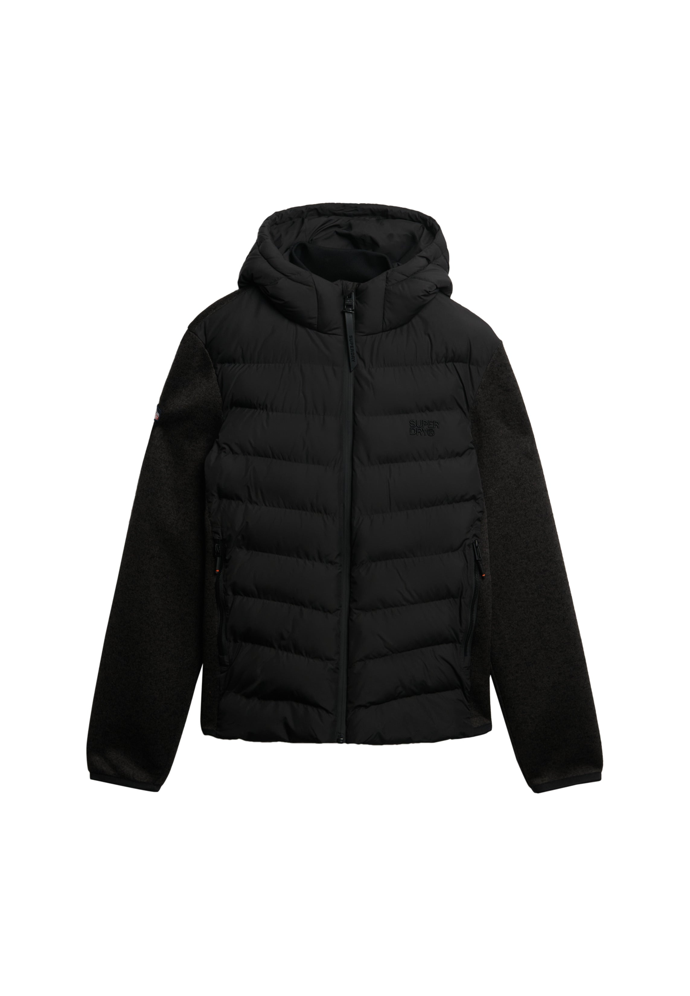 Hooded Storm Knit Hybrid Jacket