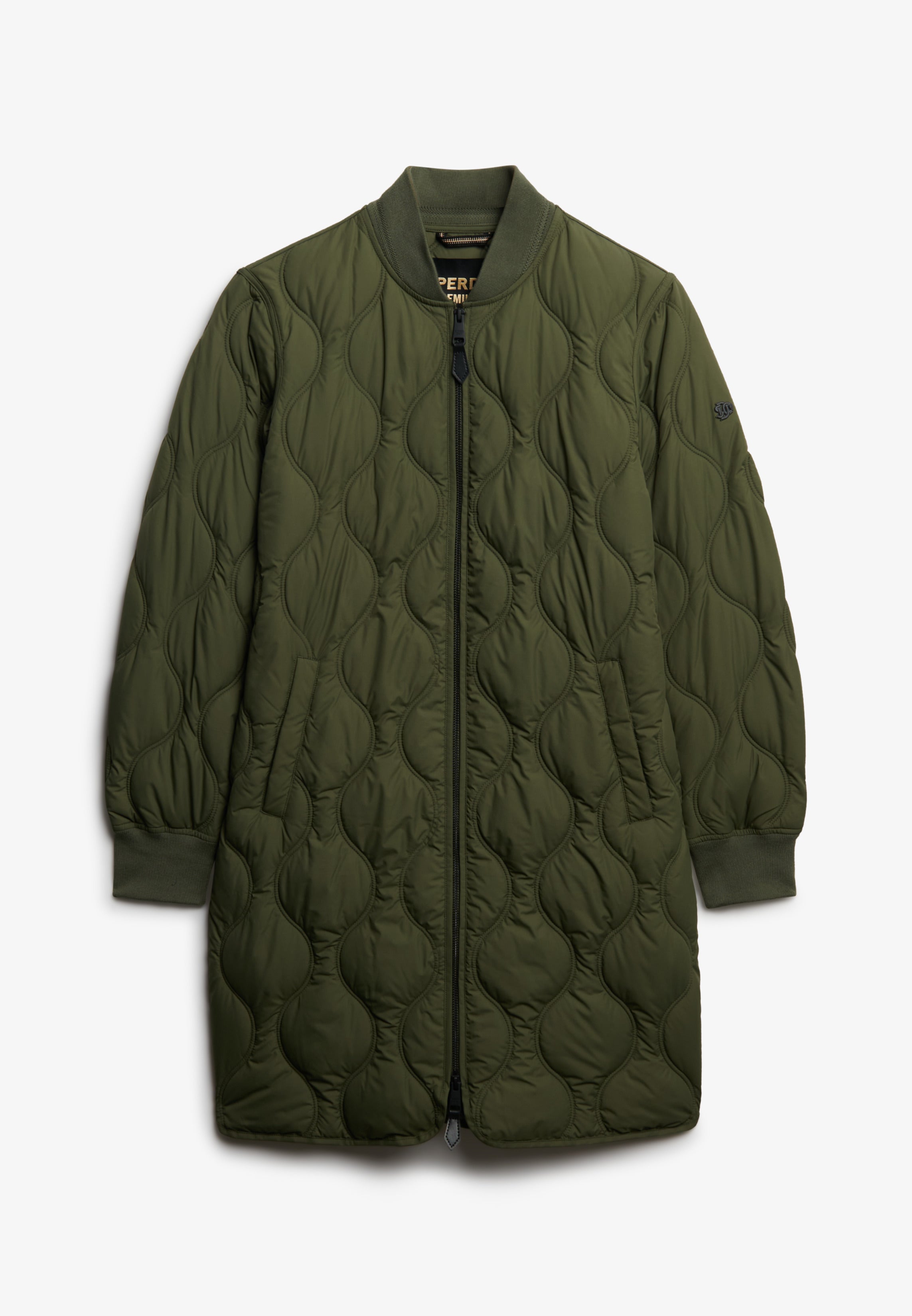 Longline Quilted Liner Jacket