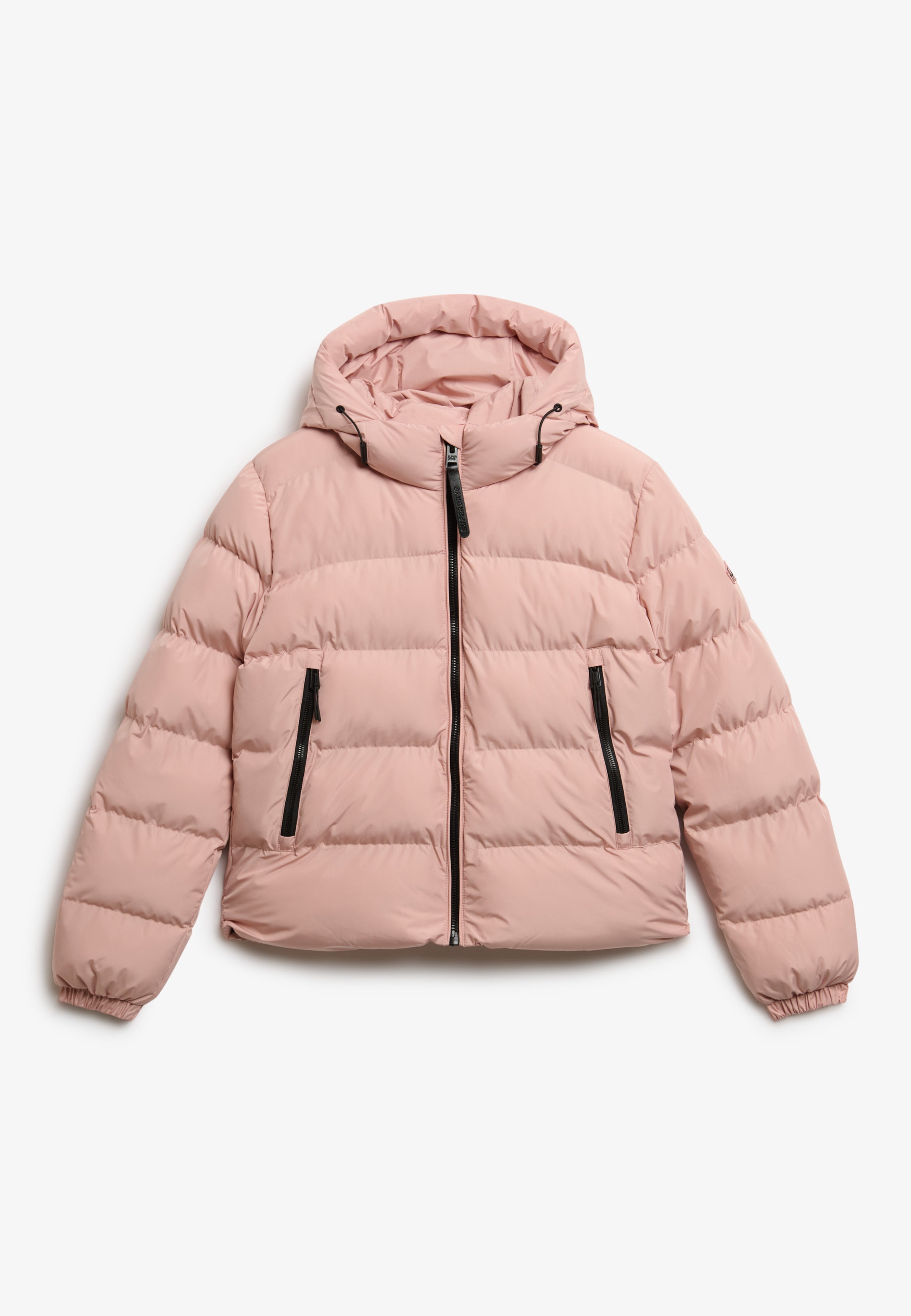 سترة رياضية منفوخة بغطاء للرأس